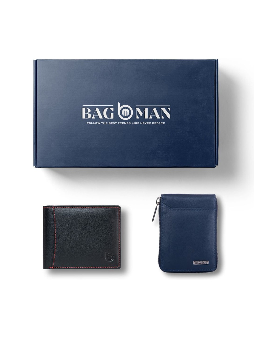 

BAGMAN Unisex Accessory Gift Set of, Black