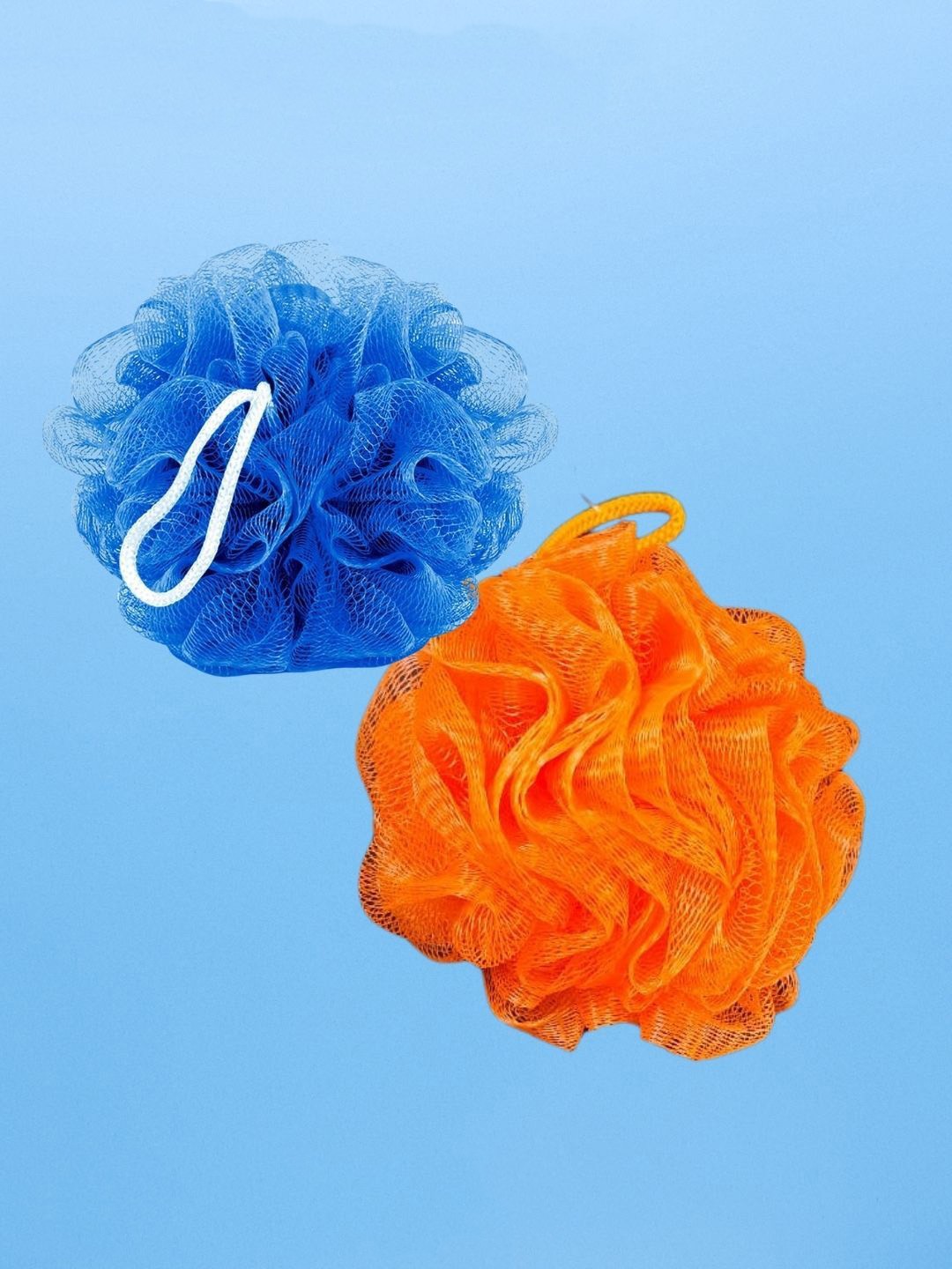 

Basicare Set Of 2 Bath Loofah Sponge- 50 g Each, Blue