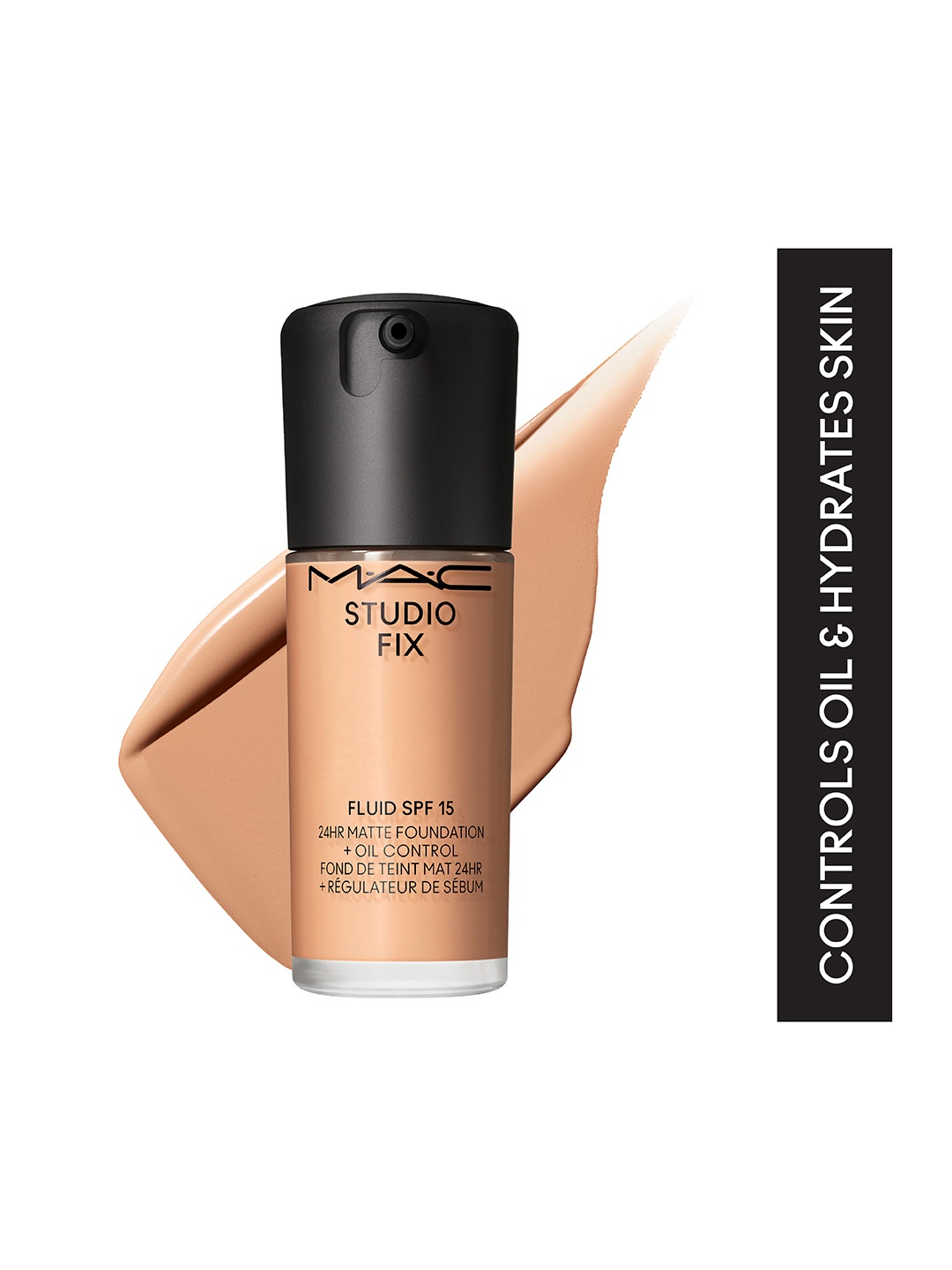 

M.A.C Studio Fix Fluid SPF 15 24Hr + Oil Control Matte Foundation 30 ml - Shade NC 27, Beige