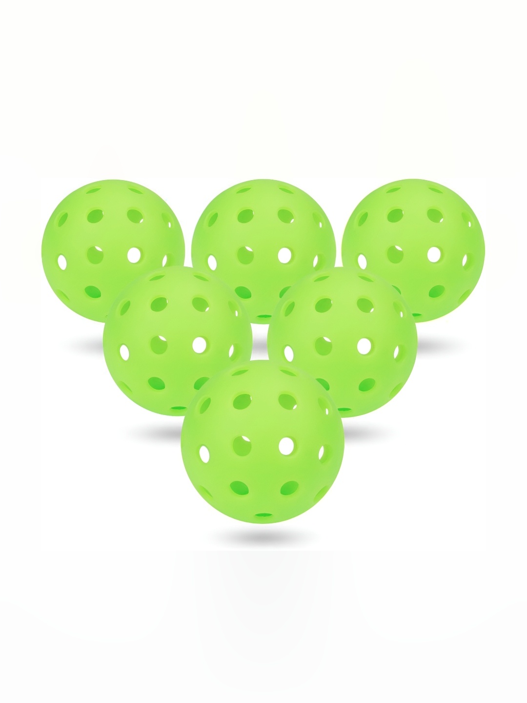 

ARROWMAX 6 Pieces 40 Holes Pickleball Balls, Green