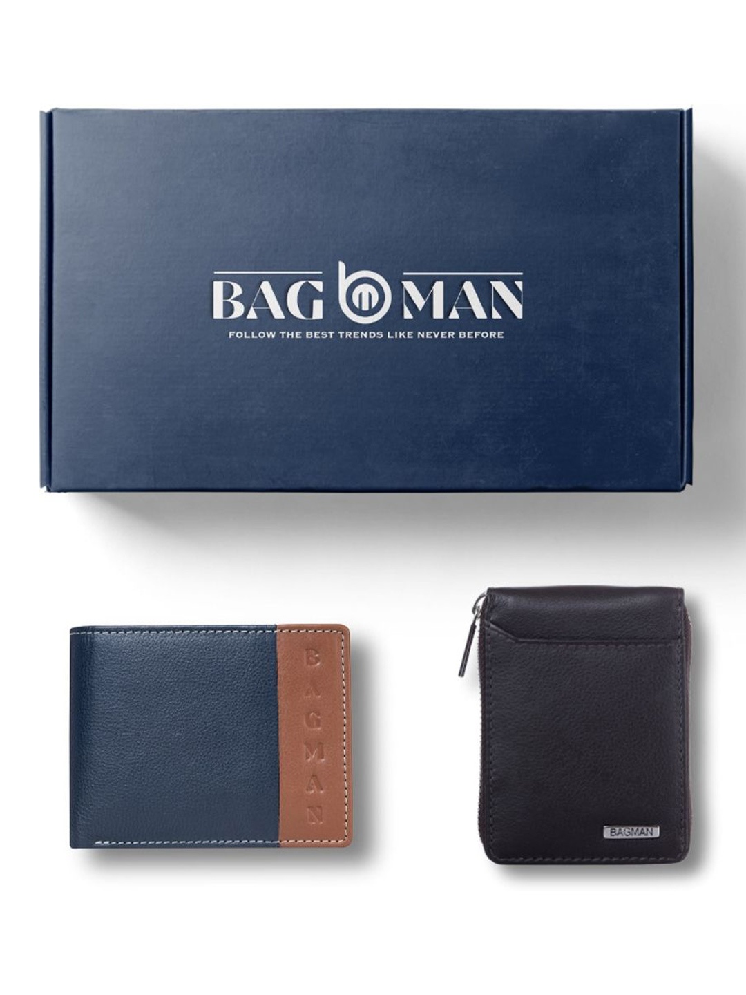 

BAGMAN Unisex Accessory Gift Set of, Brown