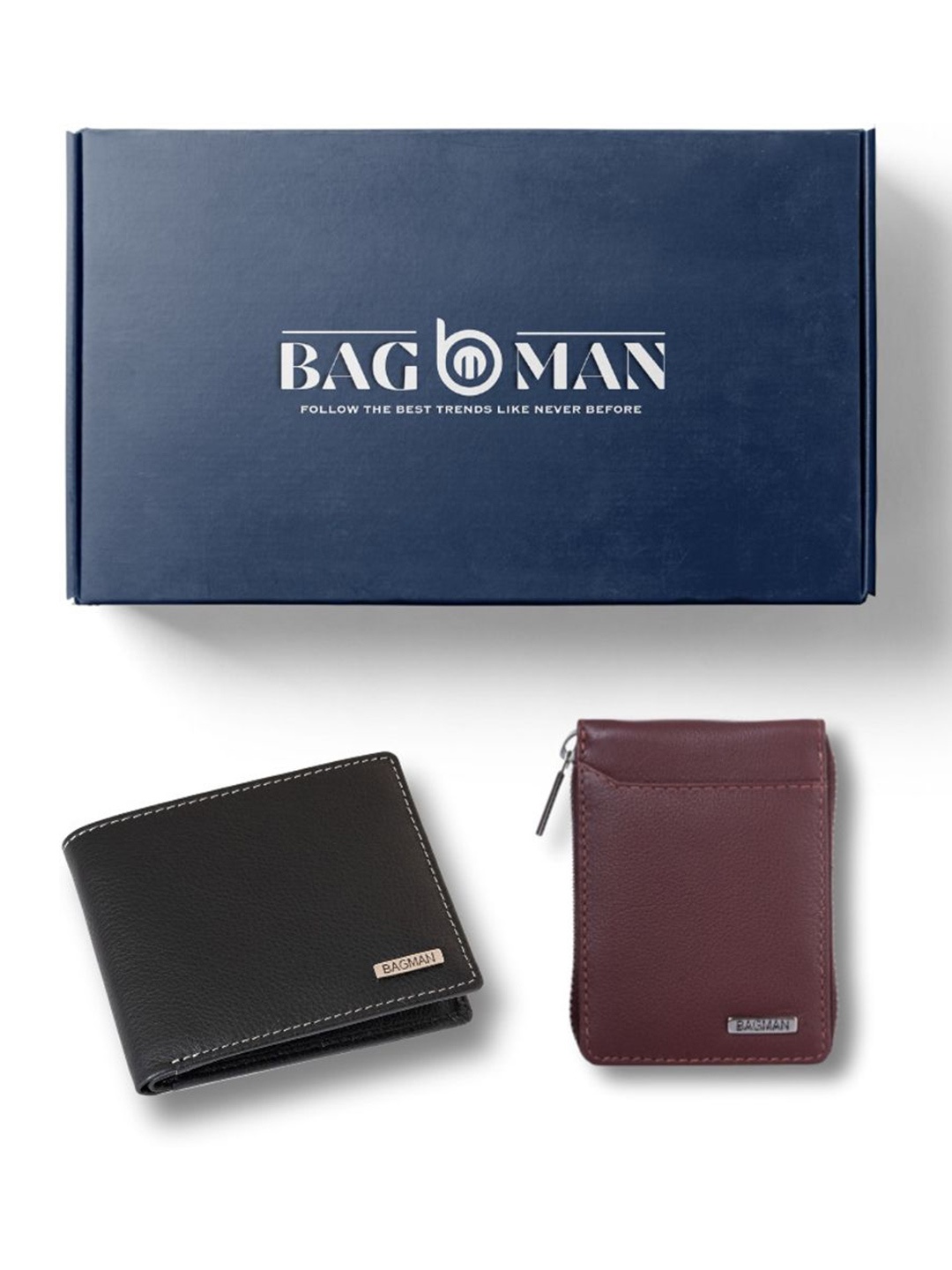 

BAGMAN Unisex Accessory Gift Set of, Black