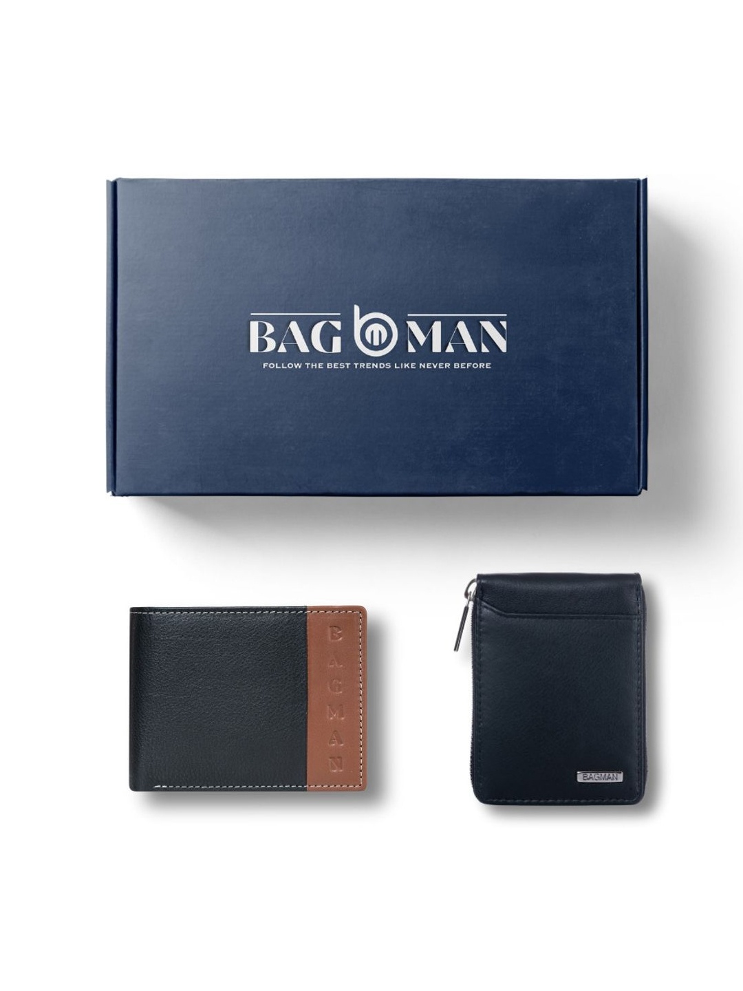 

BAGMAN Unisex Accessory Gift Set of, Black