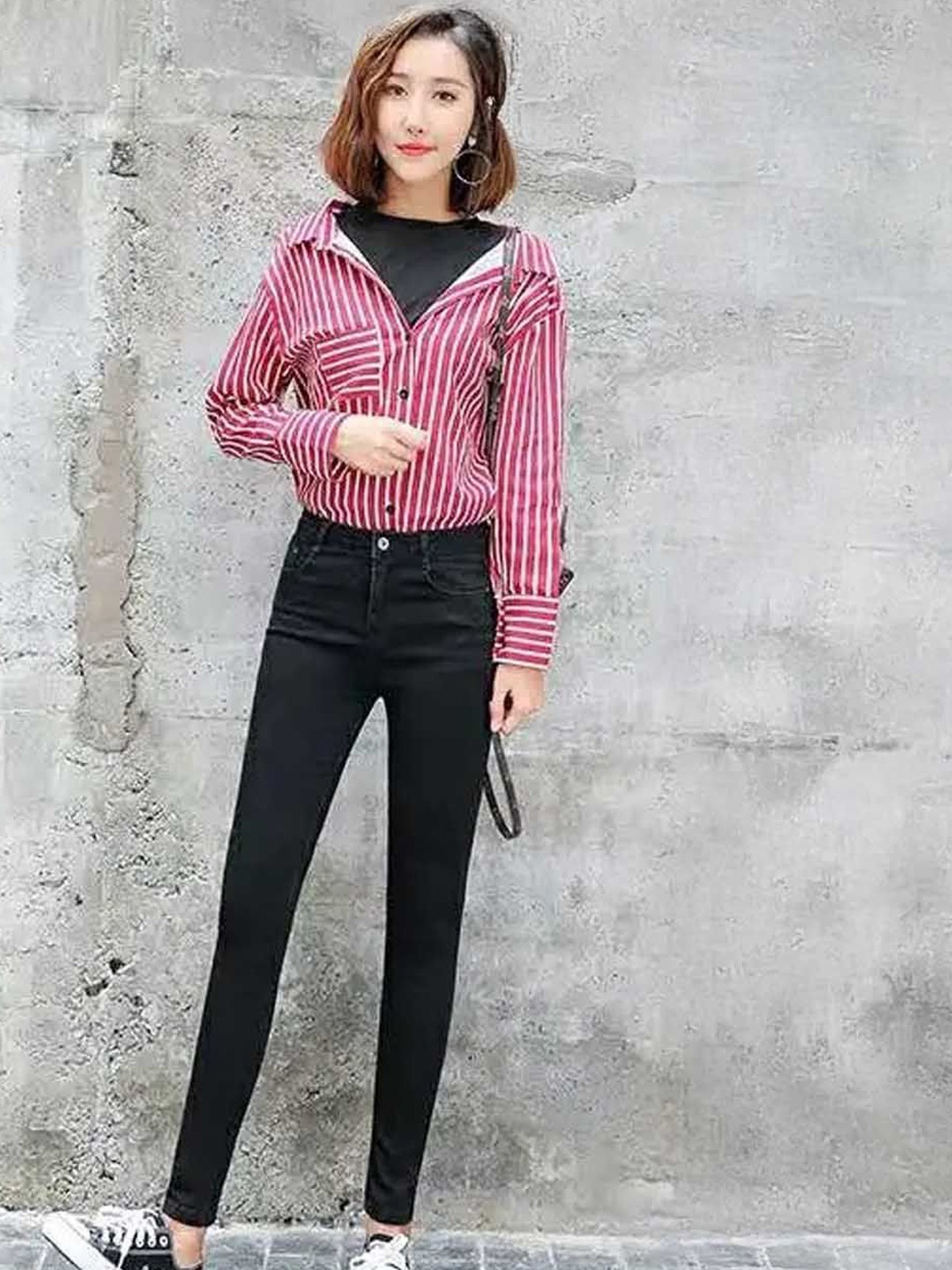 

StyleCast Women Cotton Regular Fit Jeans, Black
