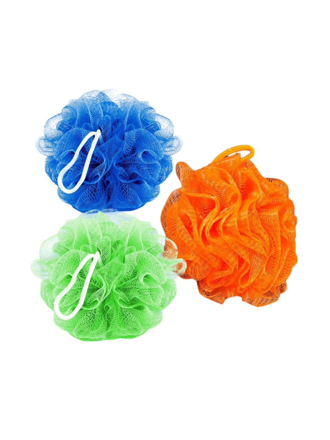 

Basicare Set Of 3 Bath Loofah Sponge- 30 g Each, Blue