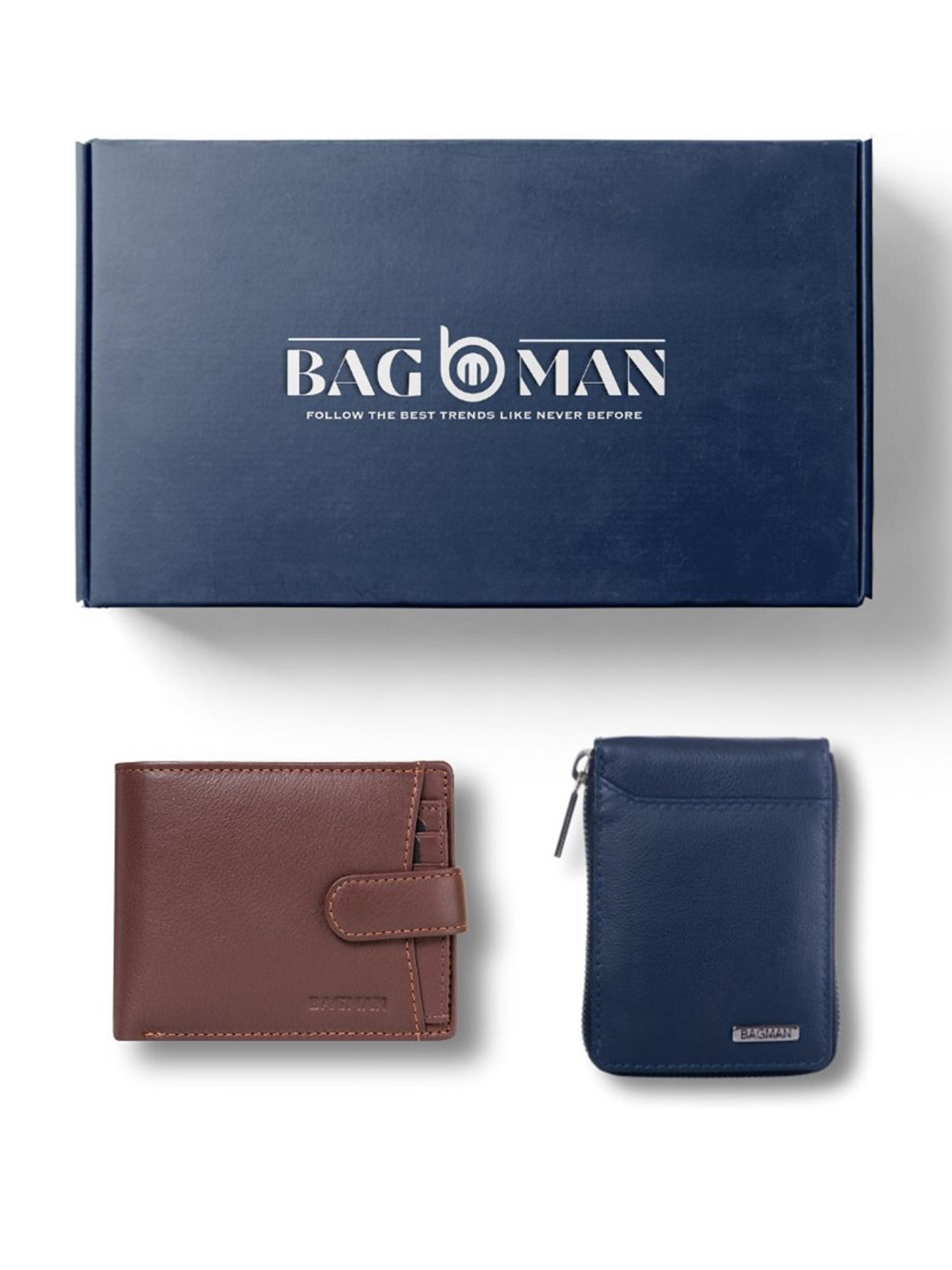 

BAGMAN Unisex Accessory Gift Set of, Blue