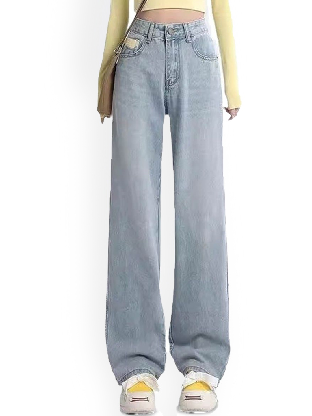 

StyleCast Women Low Distress Jeans, Grey