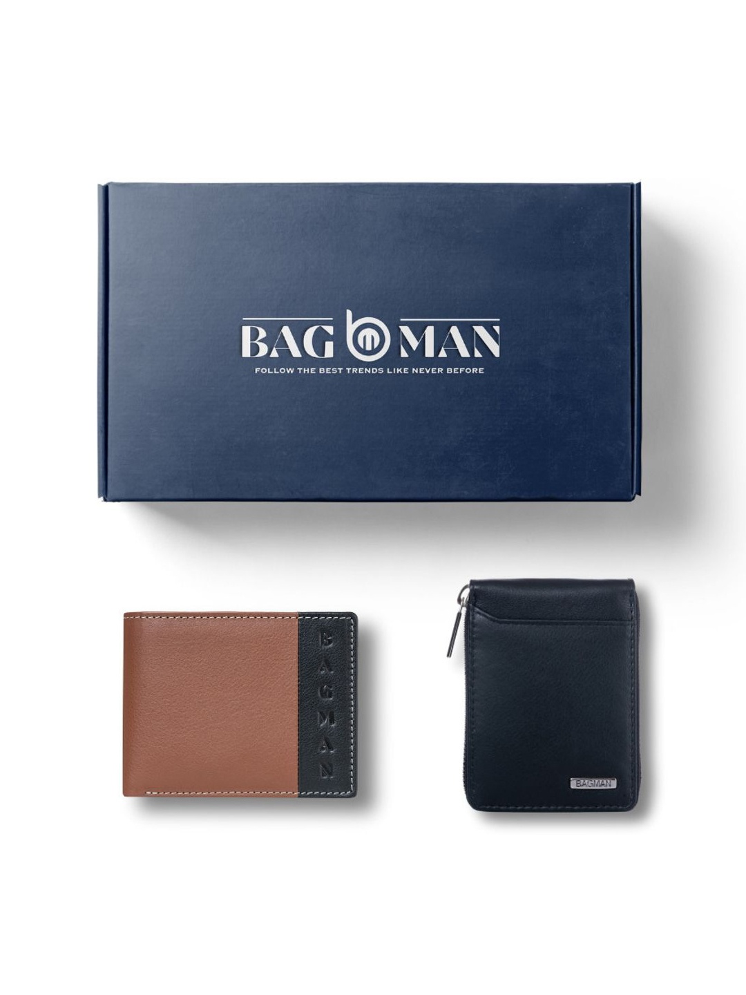 

BAGMAN Unisex Accessory Gift Set of, Black