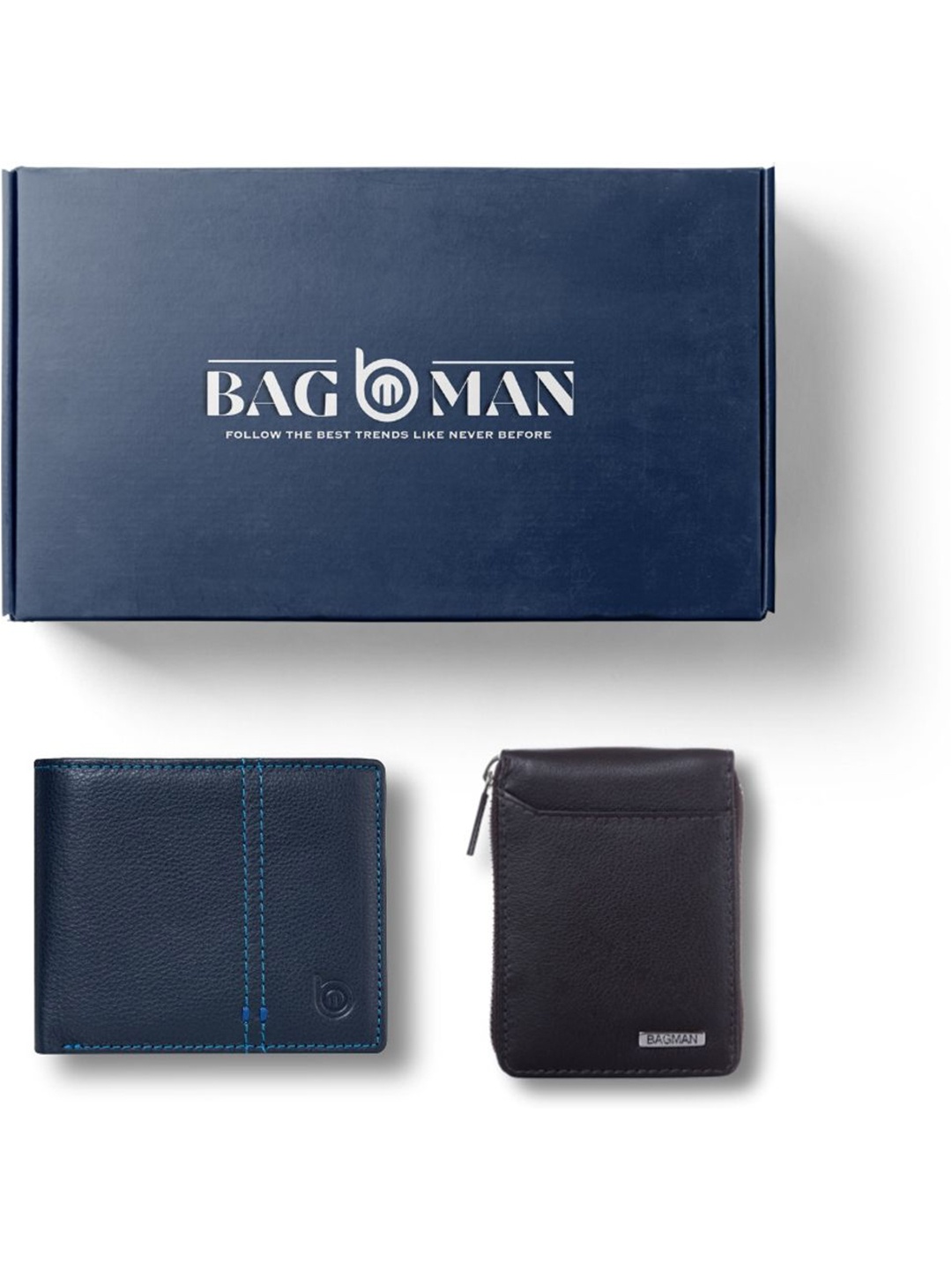 

BAGMAN Unisex Accessory Gift Set of, Blue