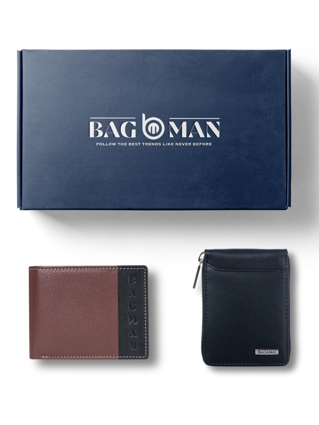 

BAGMAN Unisex Accessory Gift Set of, Black