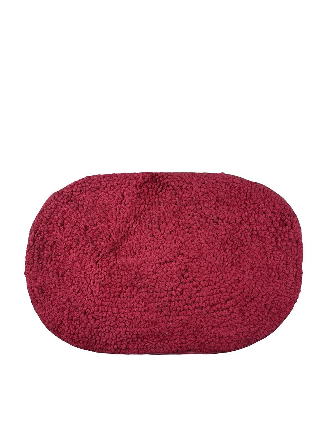 

Kuber Industries Pink Cotton Oval Shaped Doormat