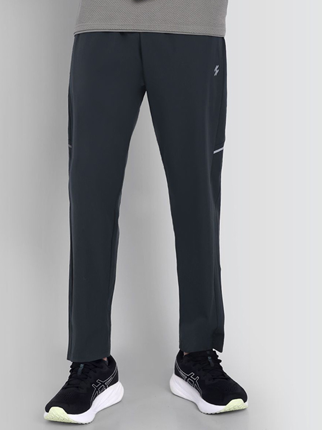 

DCYPHR Men Regular Fit Mid Rise Track Pants, Grey