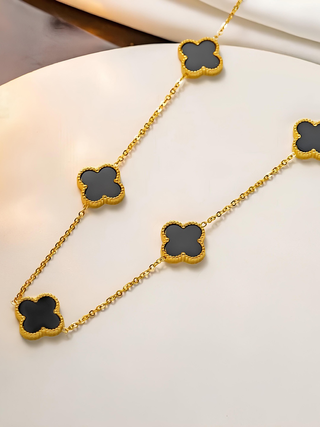 

KARISHMA KREATIONS Gold-Plated Artificial Stones-Studded Necklace
