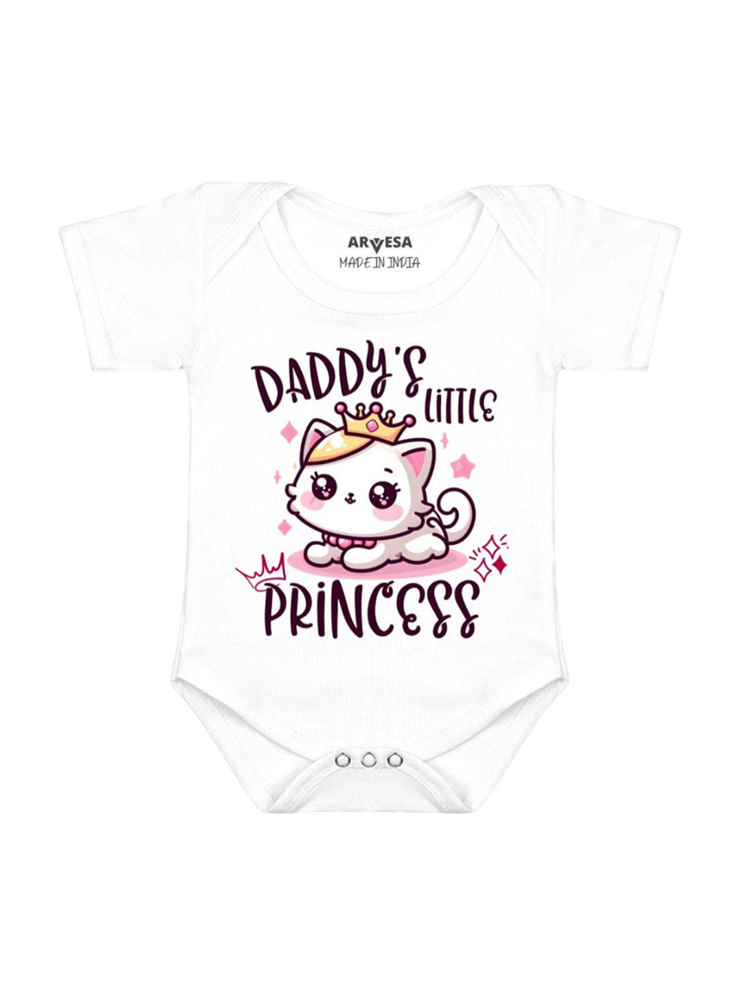 

Arvesa Kids Printed Romper, White