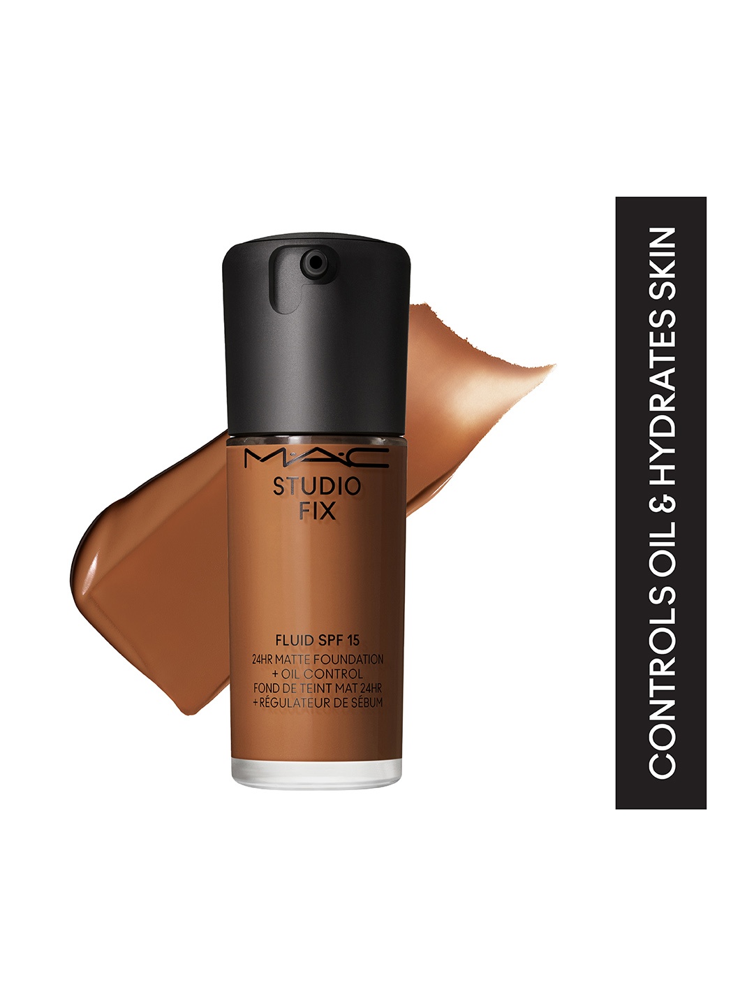 

M.A.C Studio Fix Fluid SPF 15 24Hr + Oil Control Matte Foundation 30 ml - Shade NC58, Brown