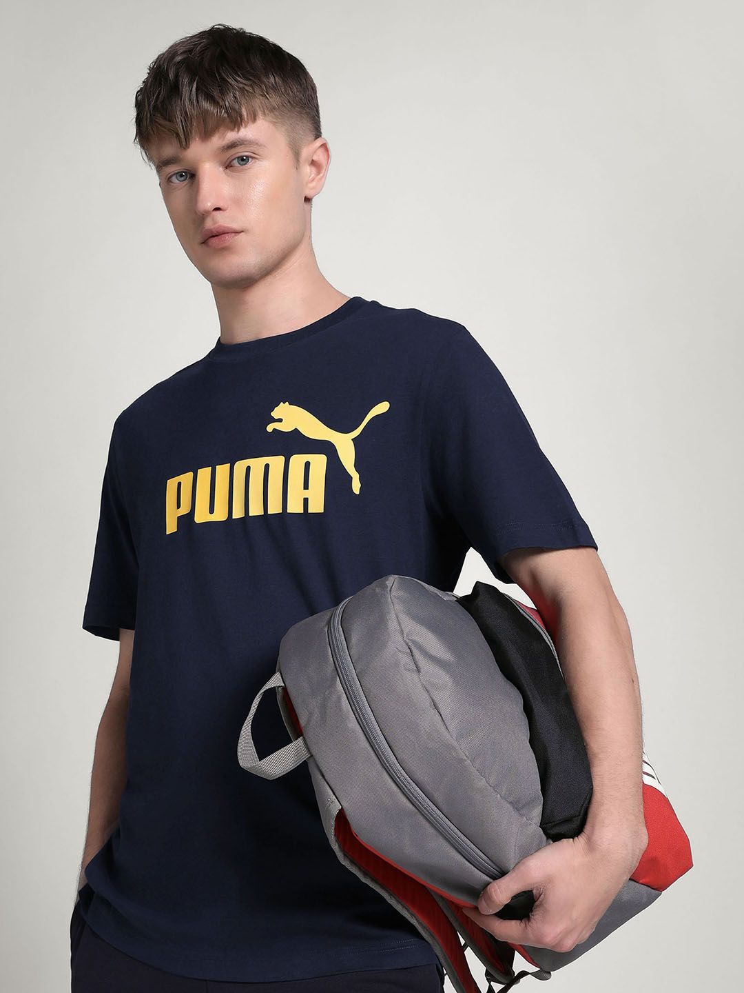 

Puma No. 1 Logo Men's Tee, Blue