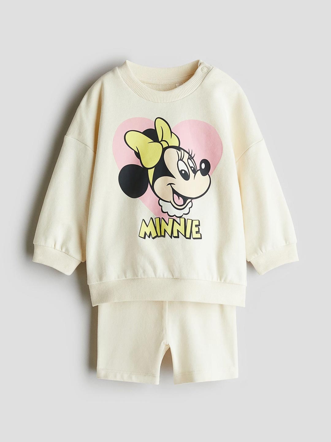 

H&M 2-Piece Printed Set, Beige