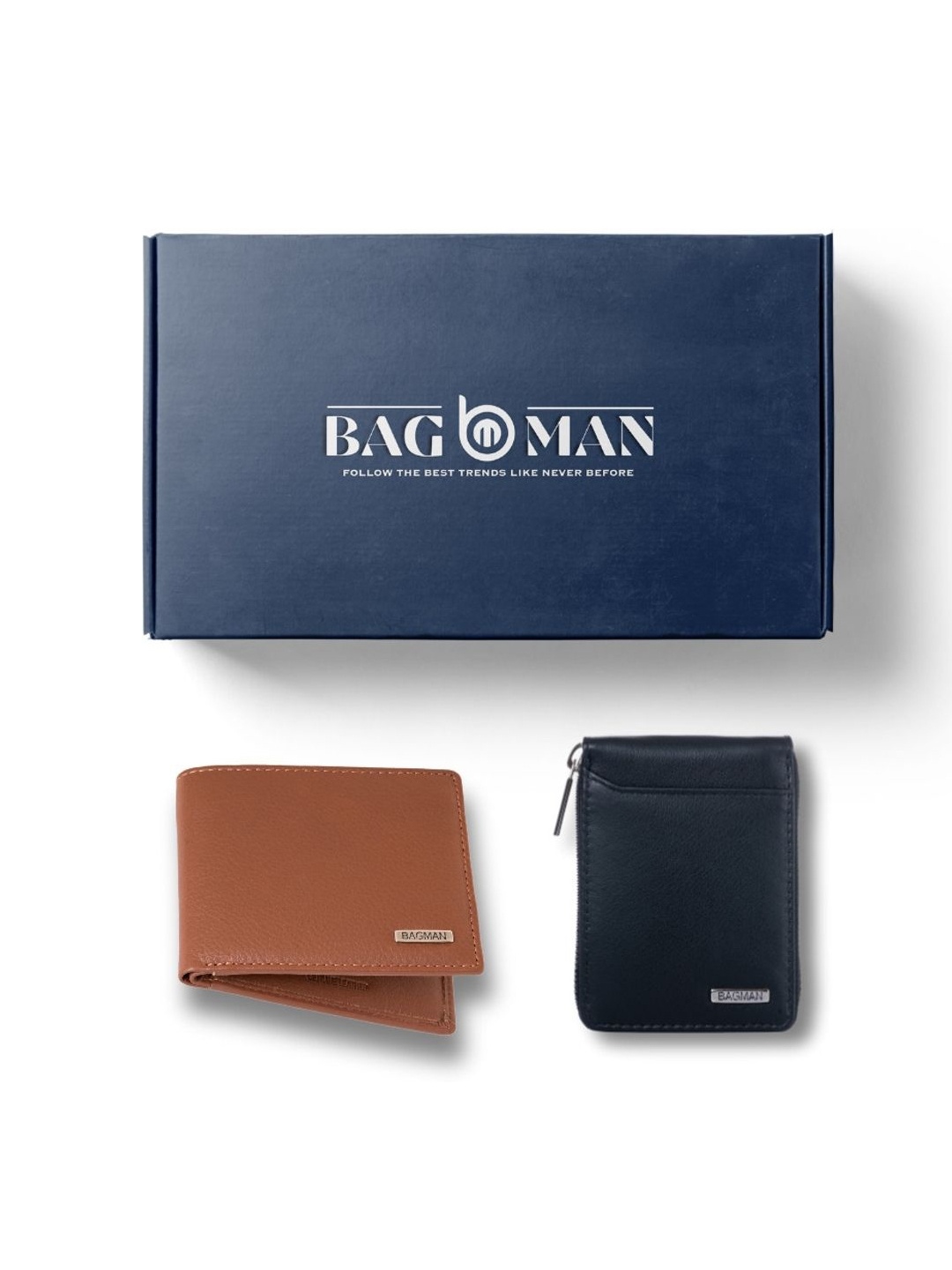 

BAGMAN Unisex Accessory Gift Set of, Black