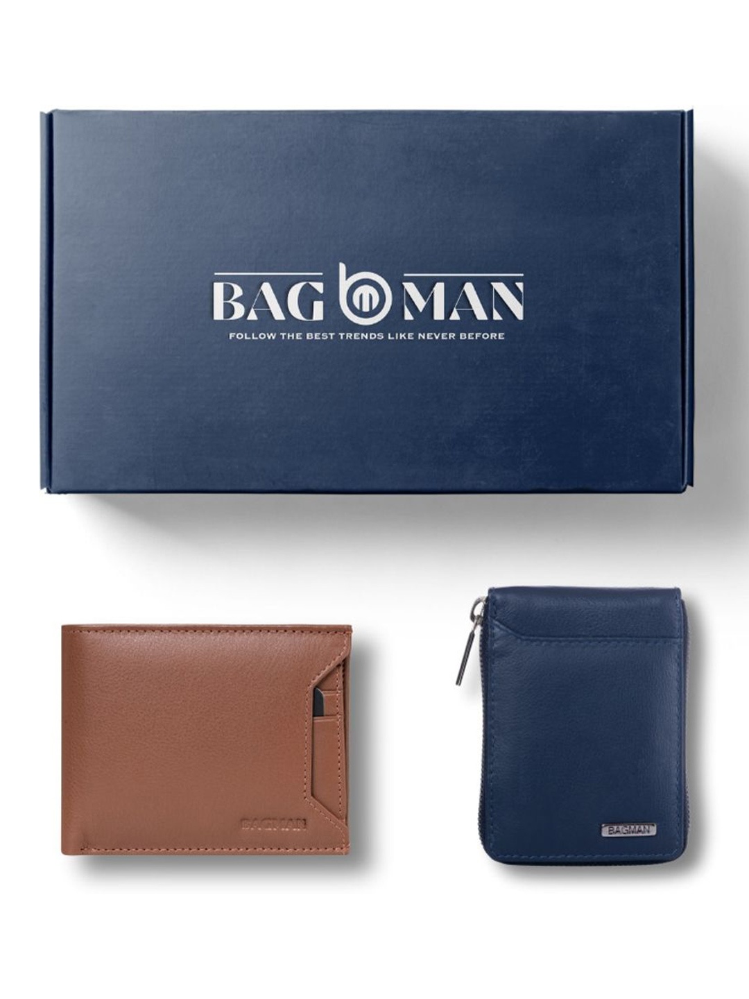 

BAGMAN Unisex Accessory Gift Set of, Blue