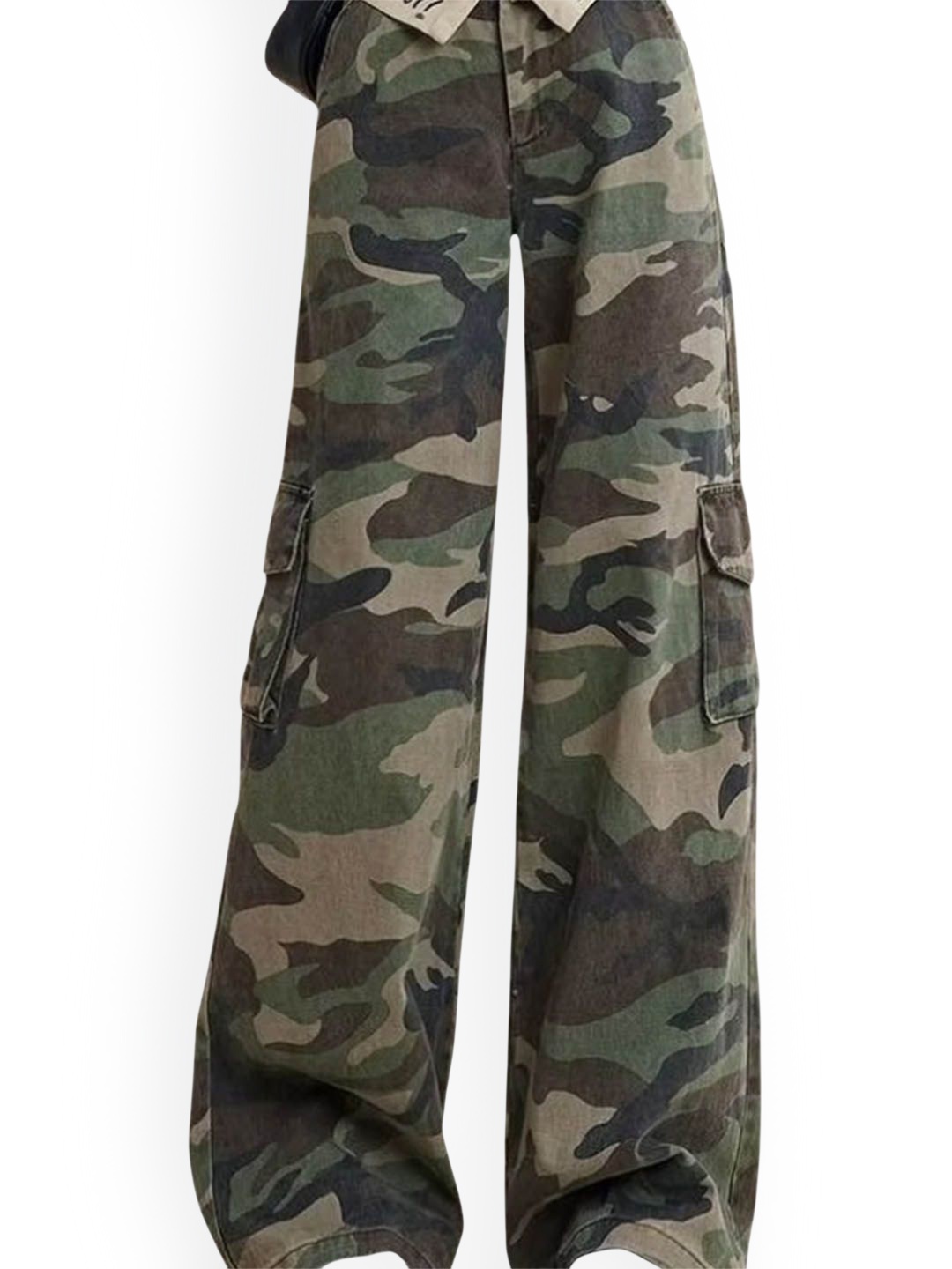 

StyleCast Women Slash Knee Jeans, Green