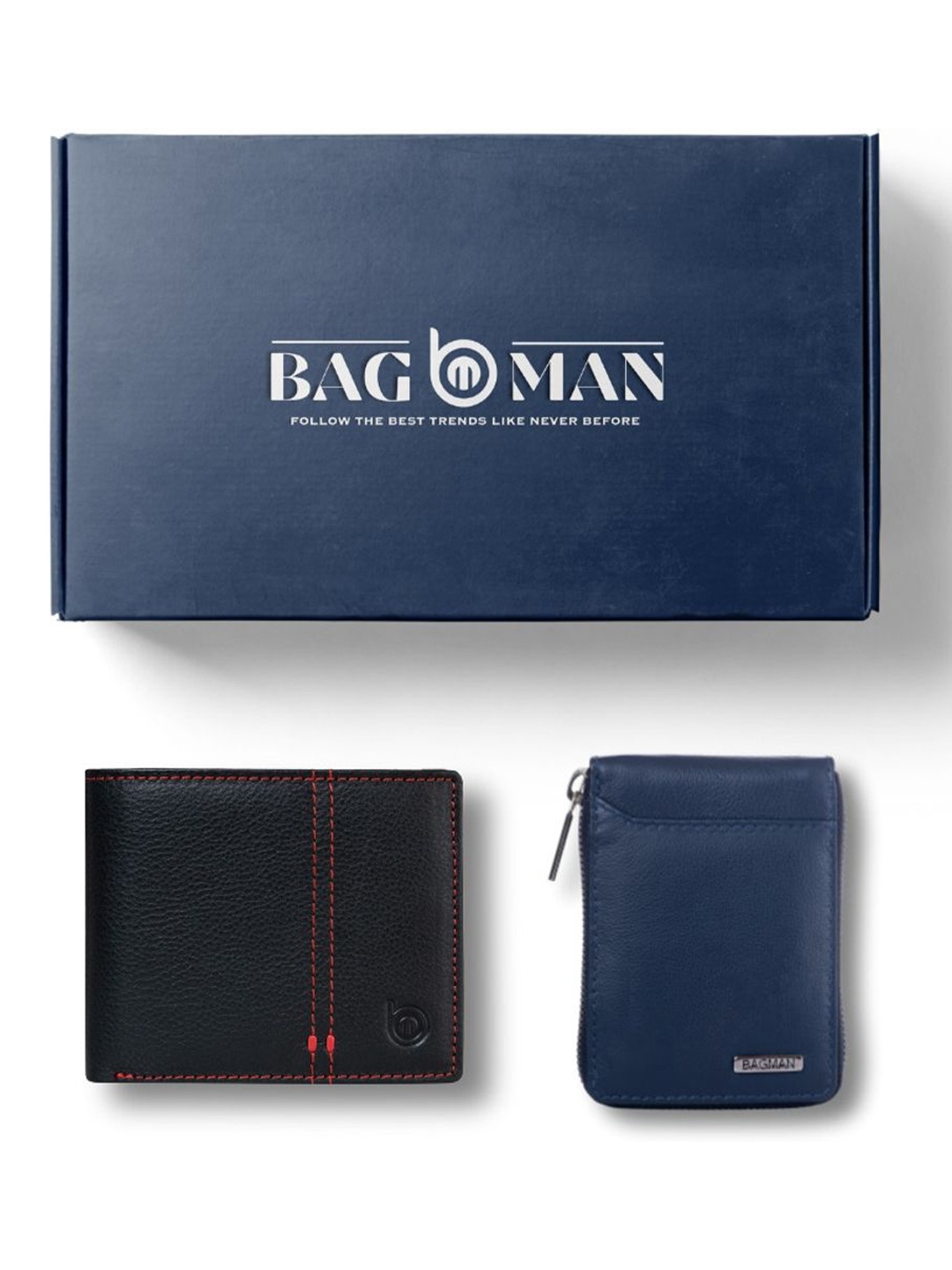 

BAGMAN Unisex Accessory Gift Set of, Brown
