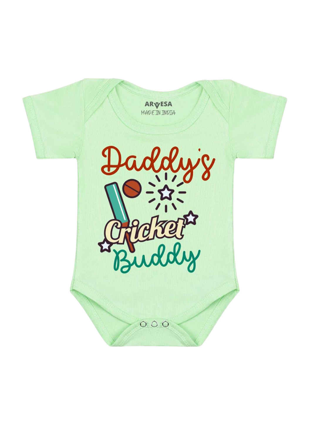 

Arvesa Kids Printed Romper, Green