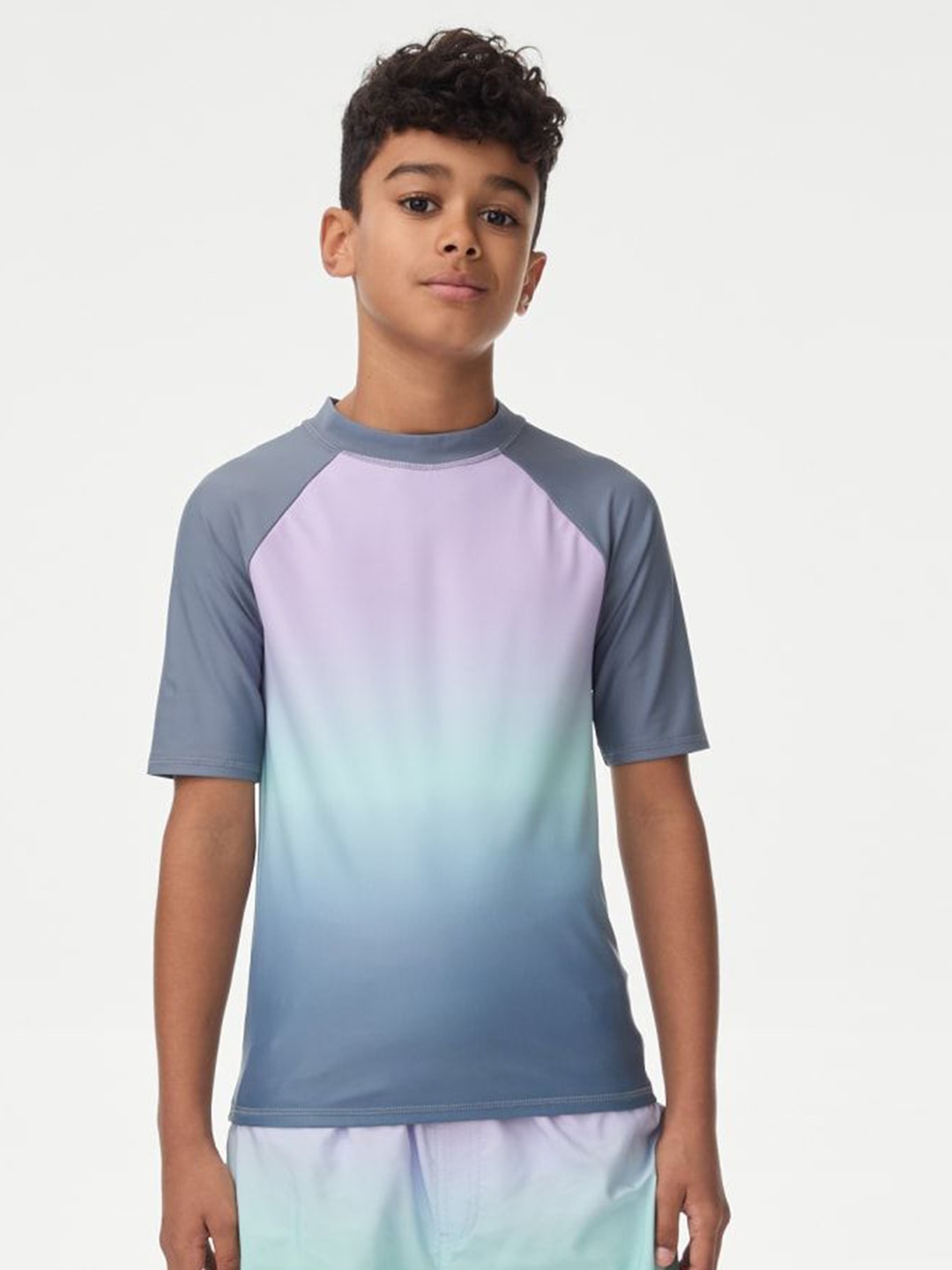 

Marks & Spencer Boys Dyed Drop-Shoulder Sleeves T-shirt, Multi