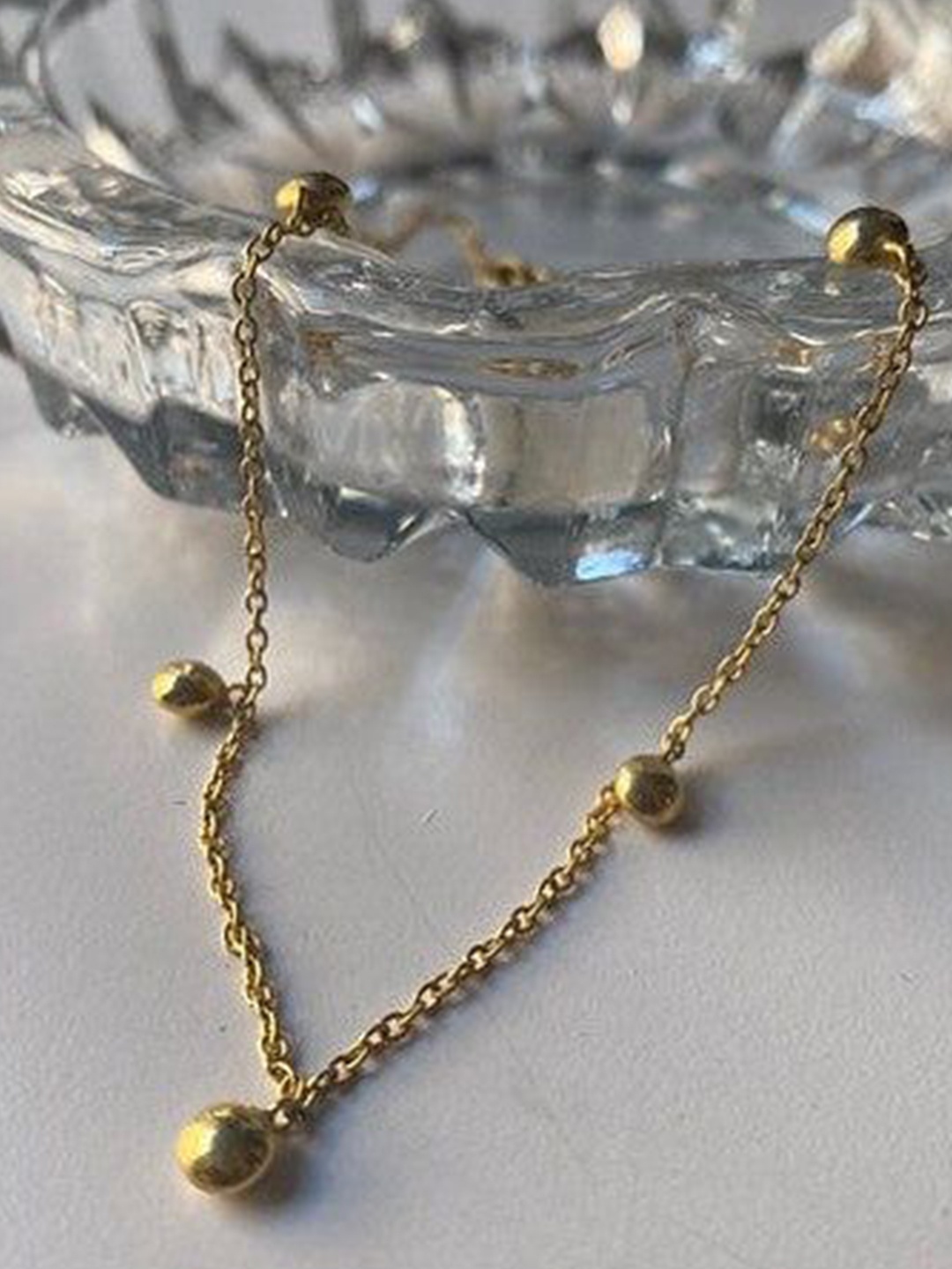 

Anushka Jain Jewellery Sterling Silver Gold-Plated Necklace