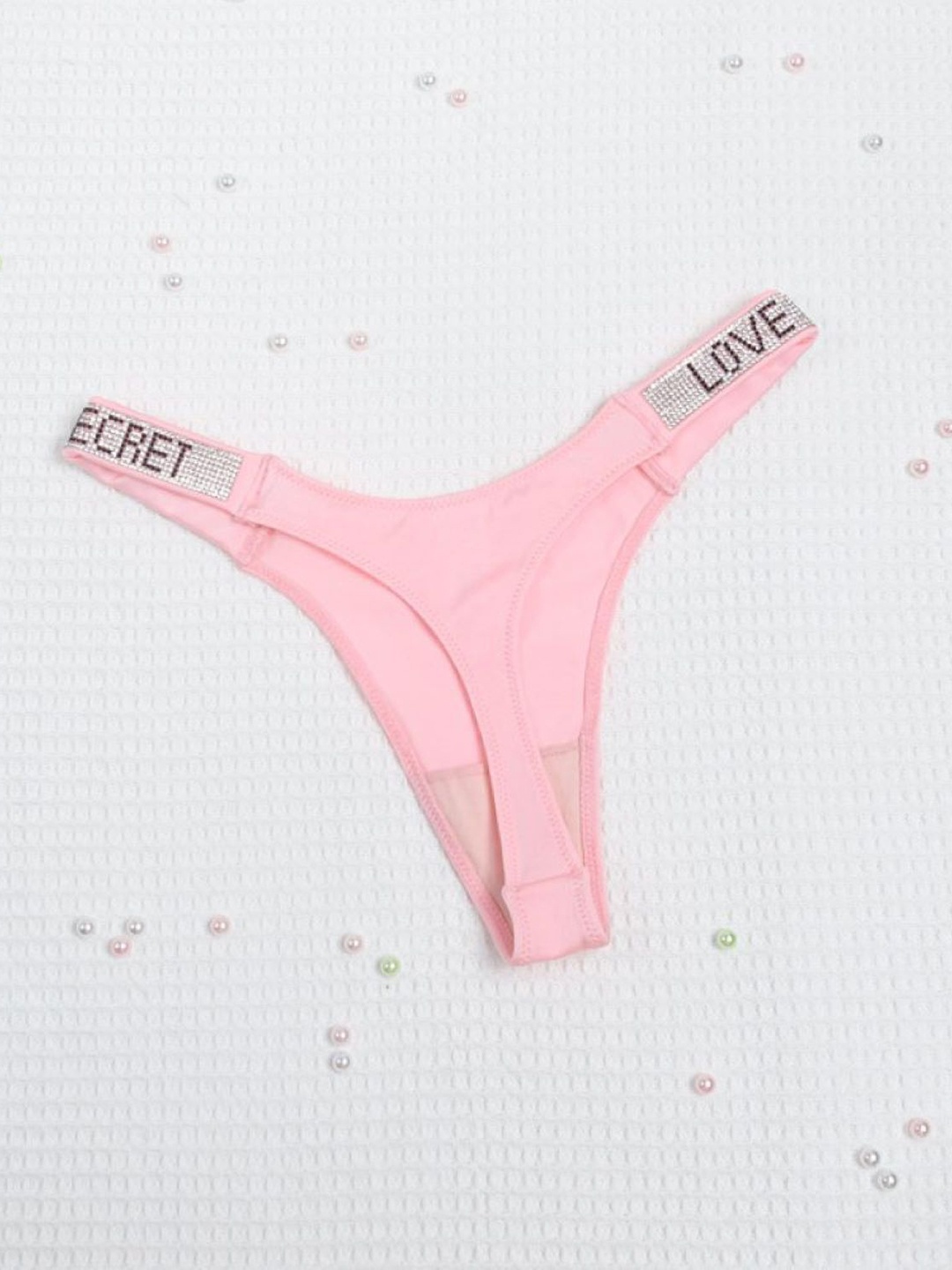 

UR HIGHER SELF Self Design Mid Rise Thong Briefs - UR-PT-01-Pink
