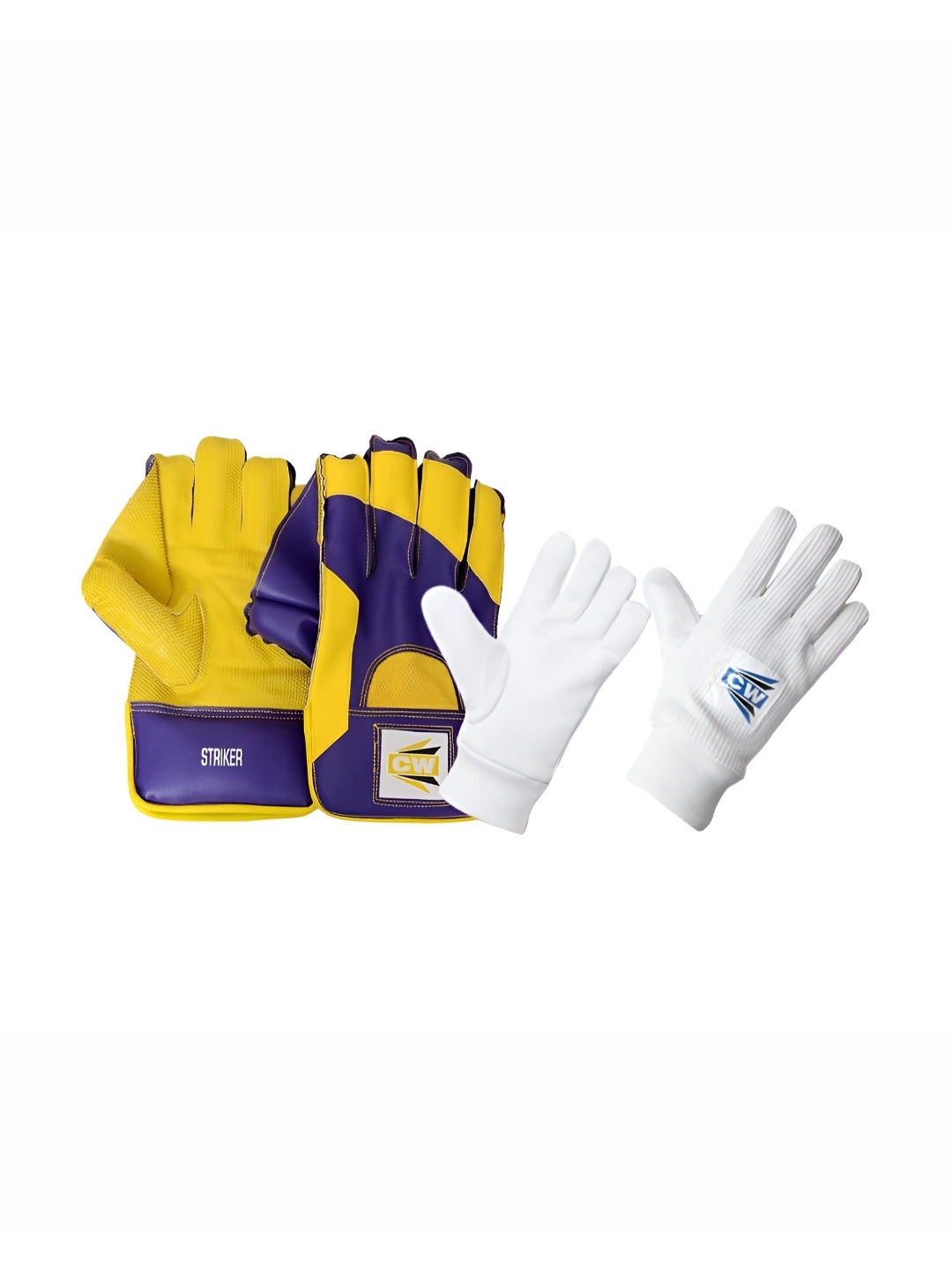 

CW Wicket Keeping Gloves With Inner Gloves, Yellow