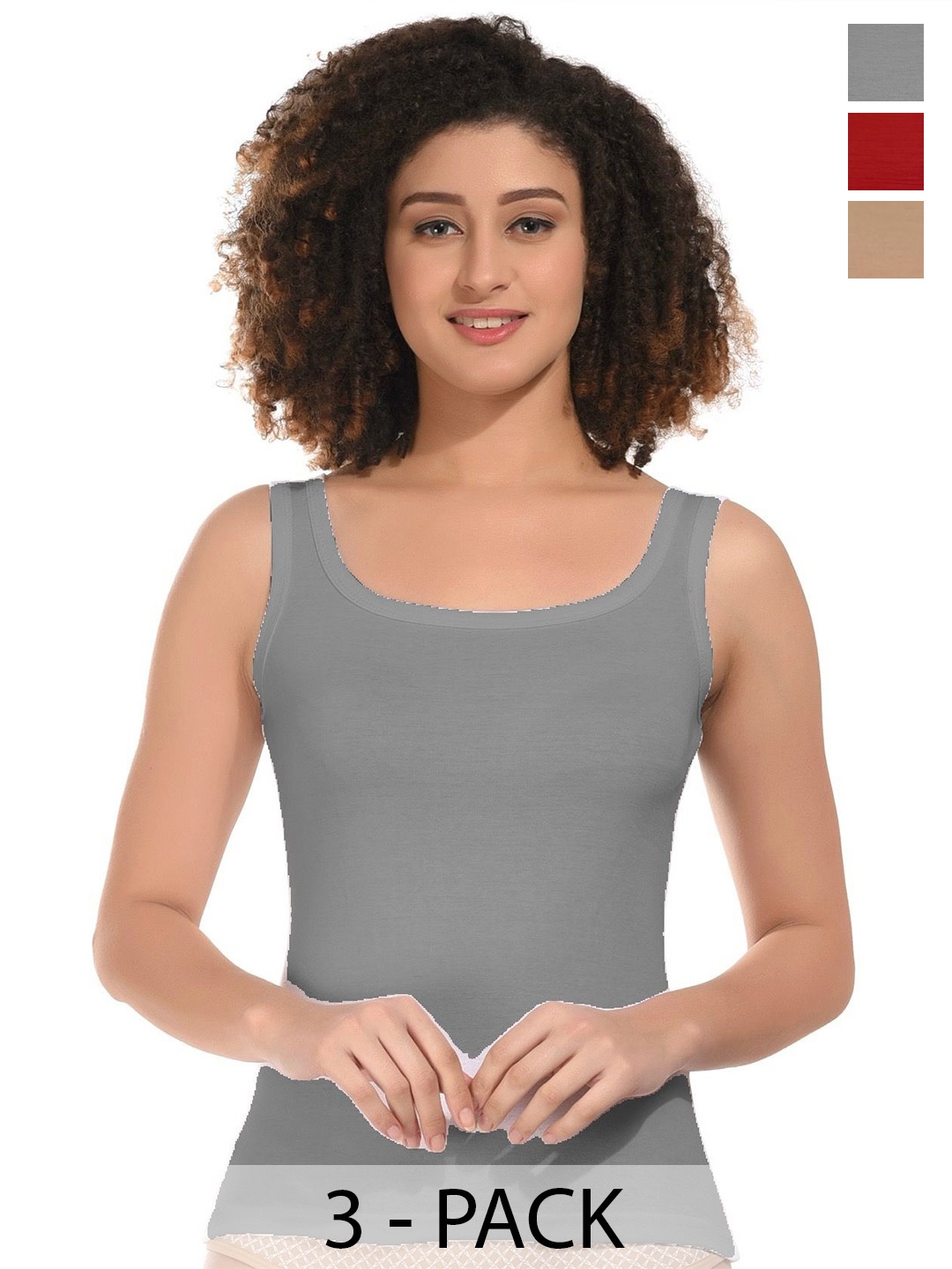

BODYMIST Cotton Tank Top, Multi