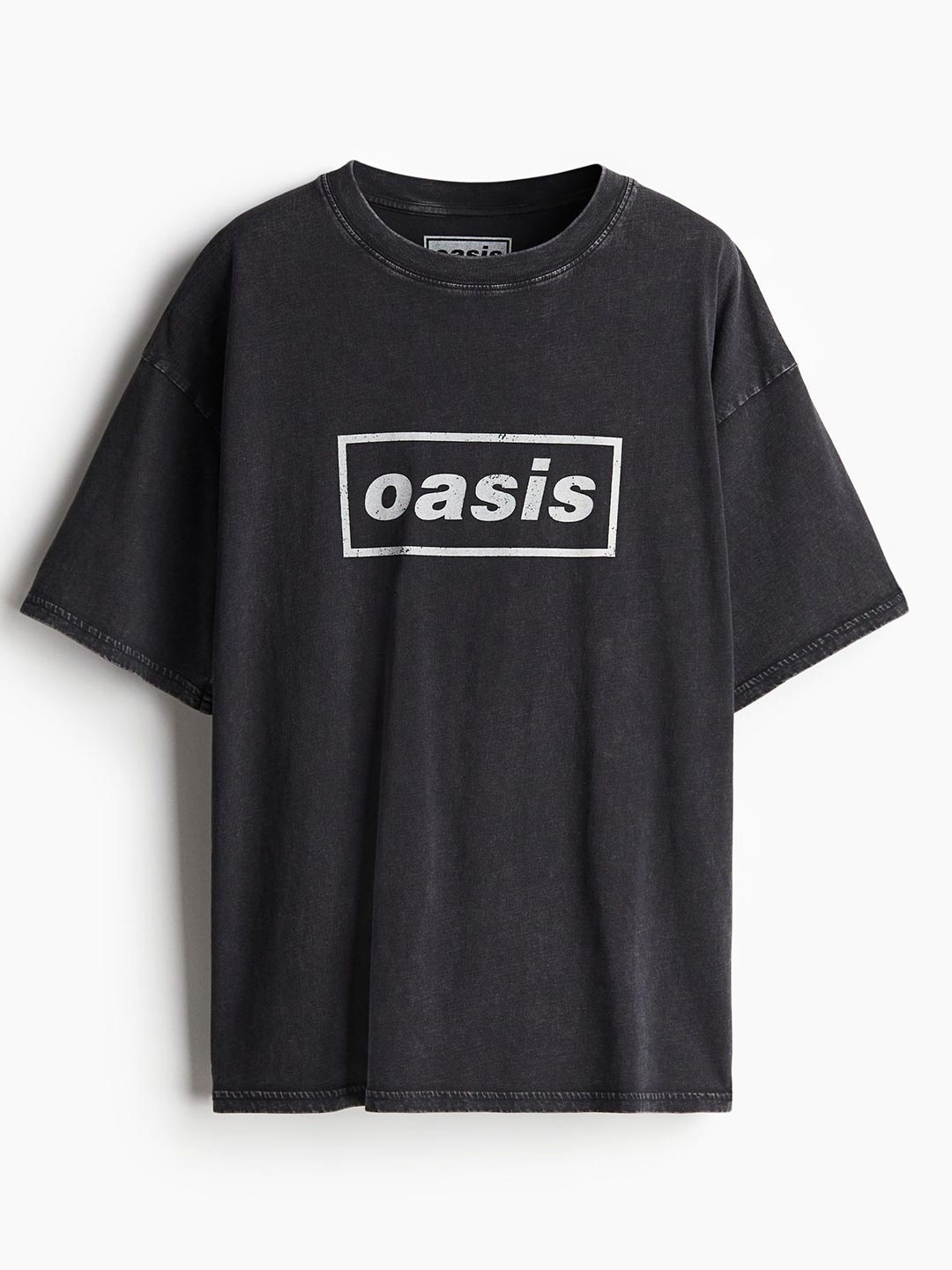 

H&M Oversized Printed T-shirt, Grey
