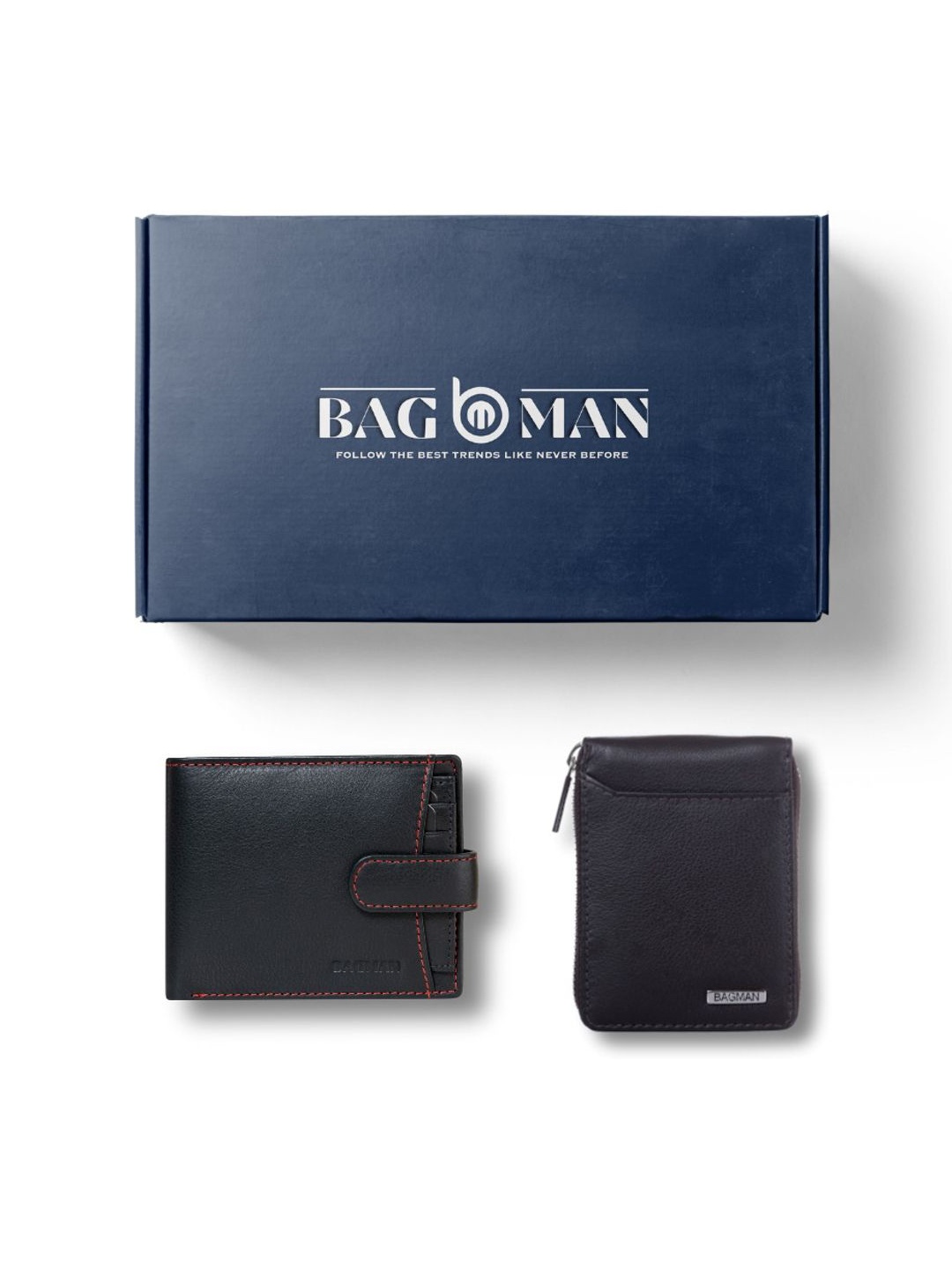 

BAGMAN Unisex Accessory Gift Set of, Black
