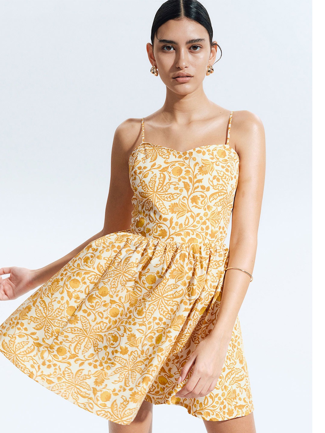 

H&M Strappy Dress, Yellow