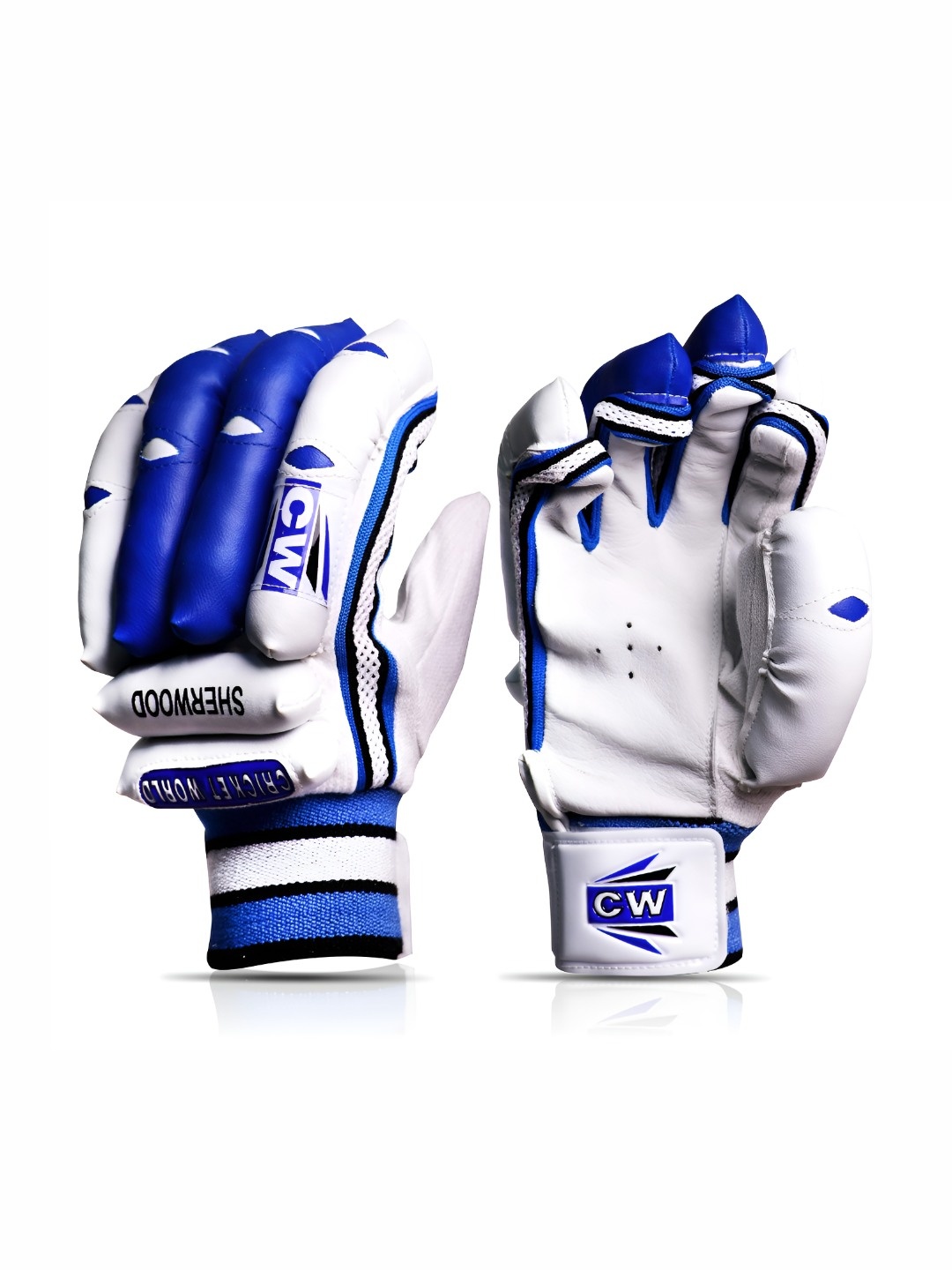 

CW Sherwood Men Cricket Batting Gloves, White