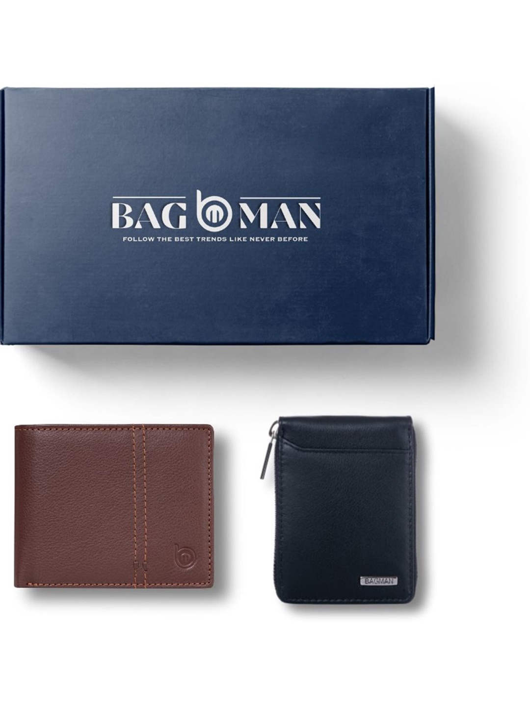 

BAGMAN Unisex Accessory Gift Set of, Black