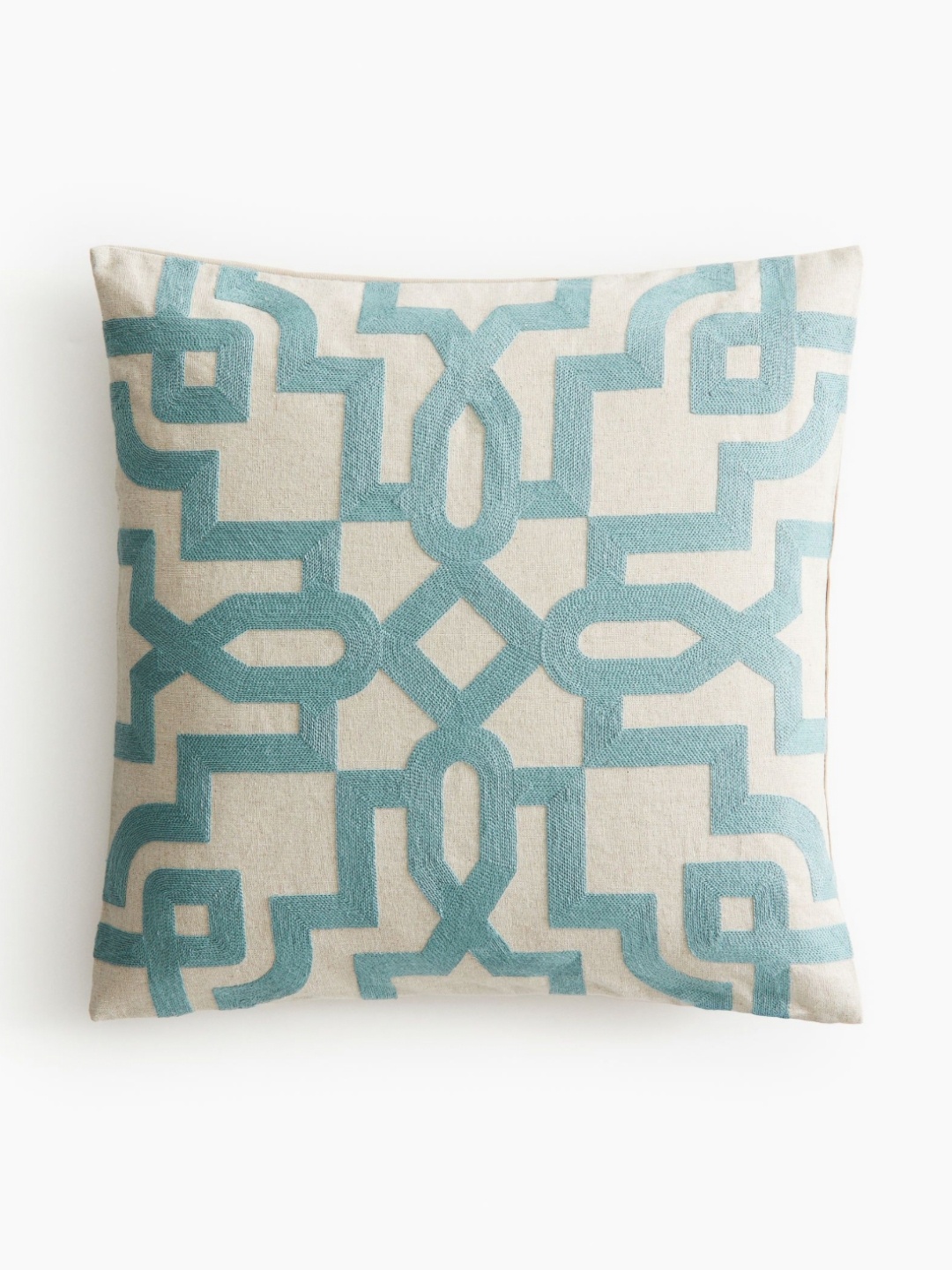 

H&M Blue And Cream-Coloured Patterned Cushion Cover