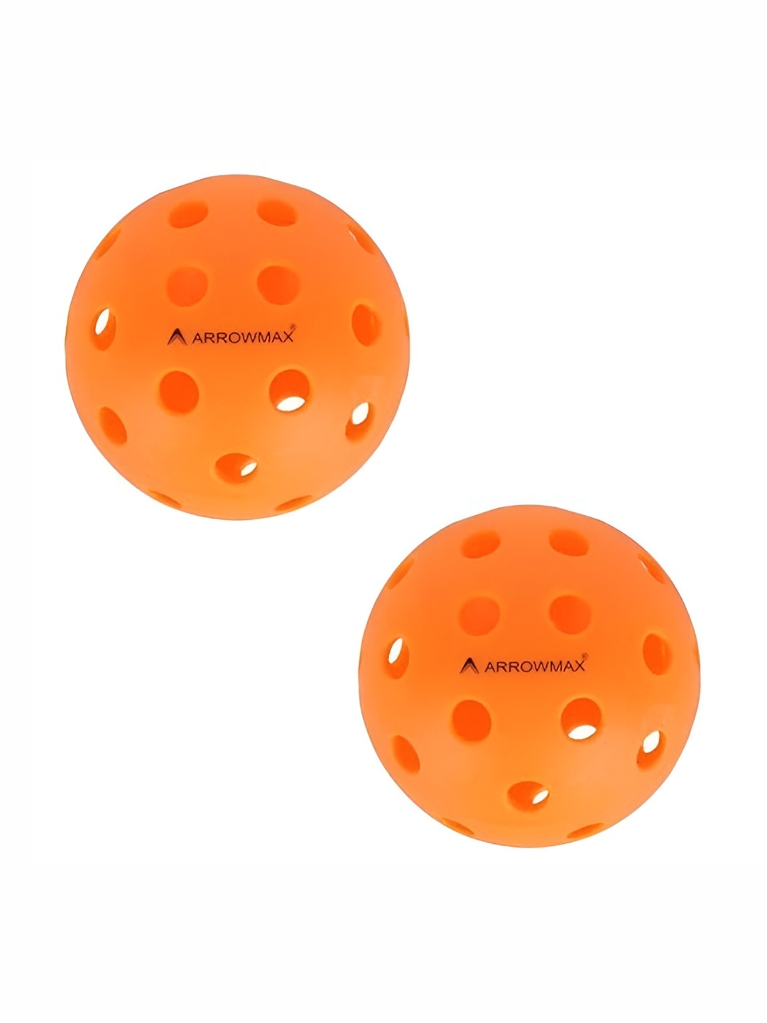 

ARROWMAX 2 Pices Printed 40 Holes Pickleball Balls, Orange