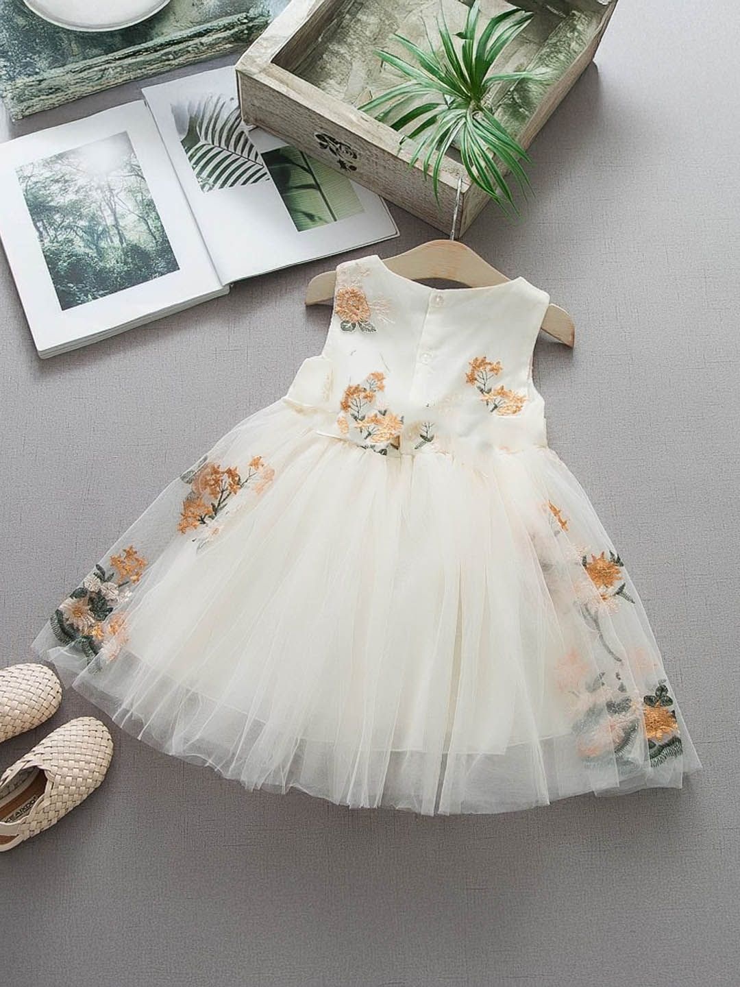 

Xsole Fit & Flare Dress, White
