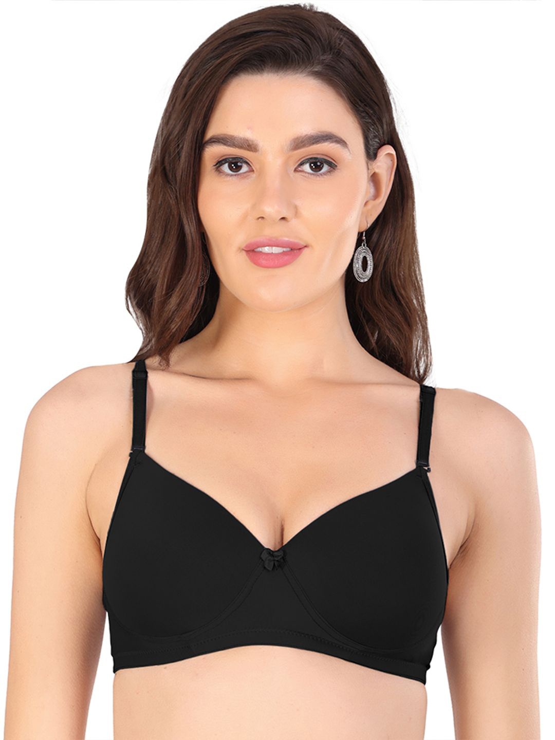 

Arc de Shapes Bra Full Coverage Lightly Padded, Black