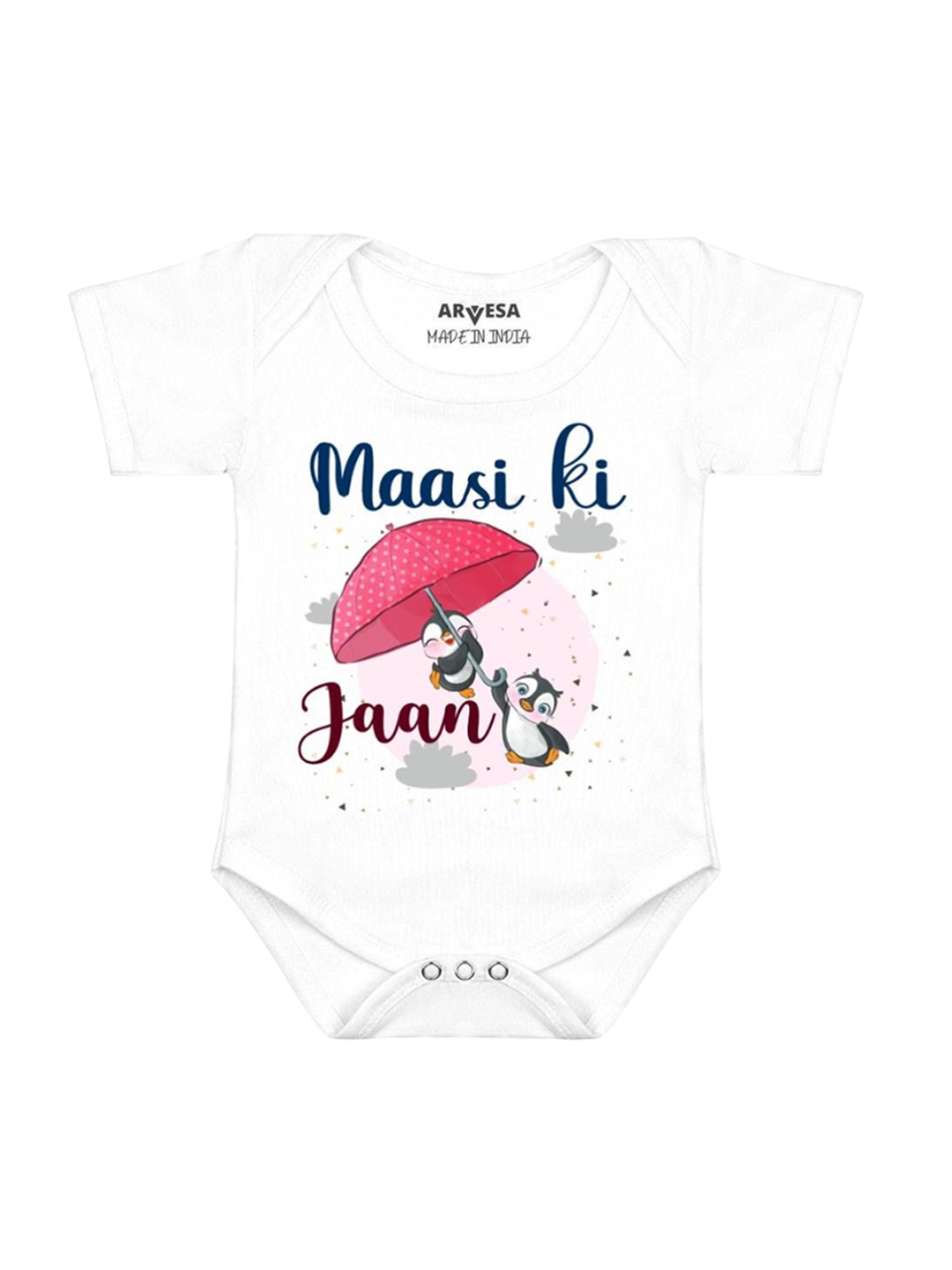 

Arvesa Maasi Ki Jaan Printed Romper, White
