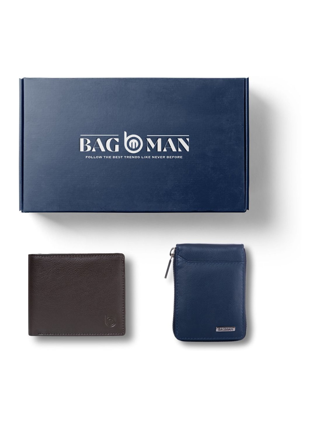 

BAGMAN Unisex Accessory Gift Set of, Brown