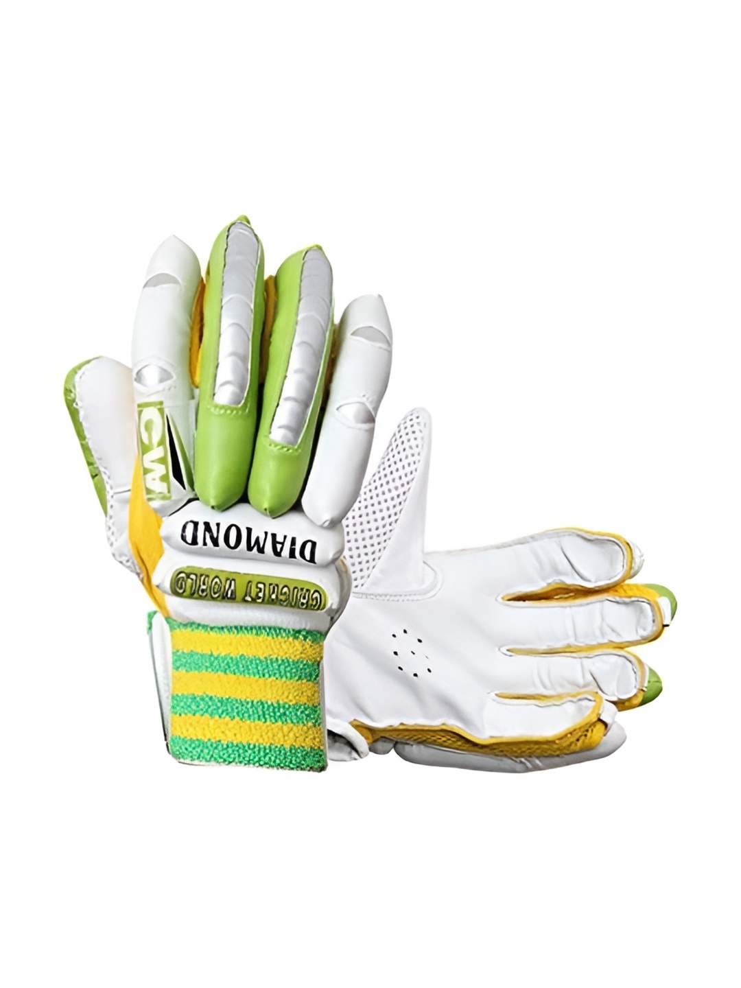

CW Diamond Cricket Batting Gloves, White
