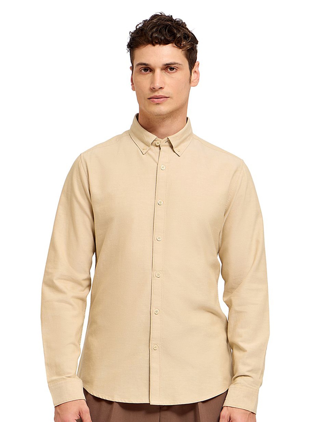 

Mast & Harbour Men Comfort Opaque Casual Shirt, Mustard