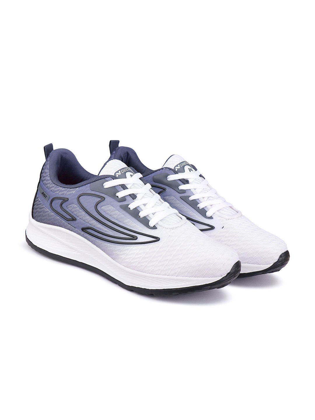 

NOBELITE Men Running Non-Marking Shoes, White