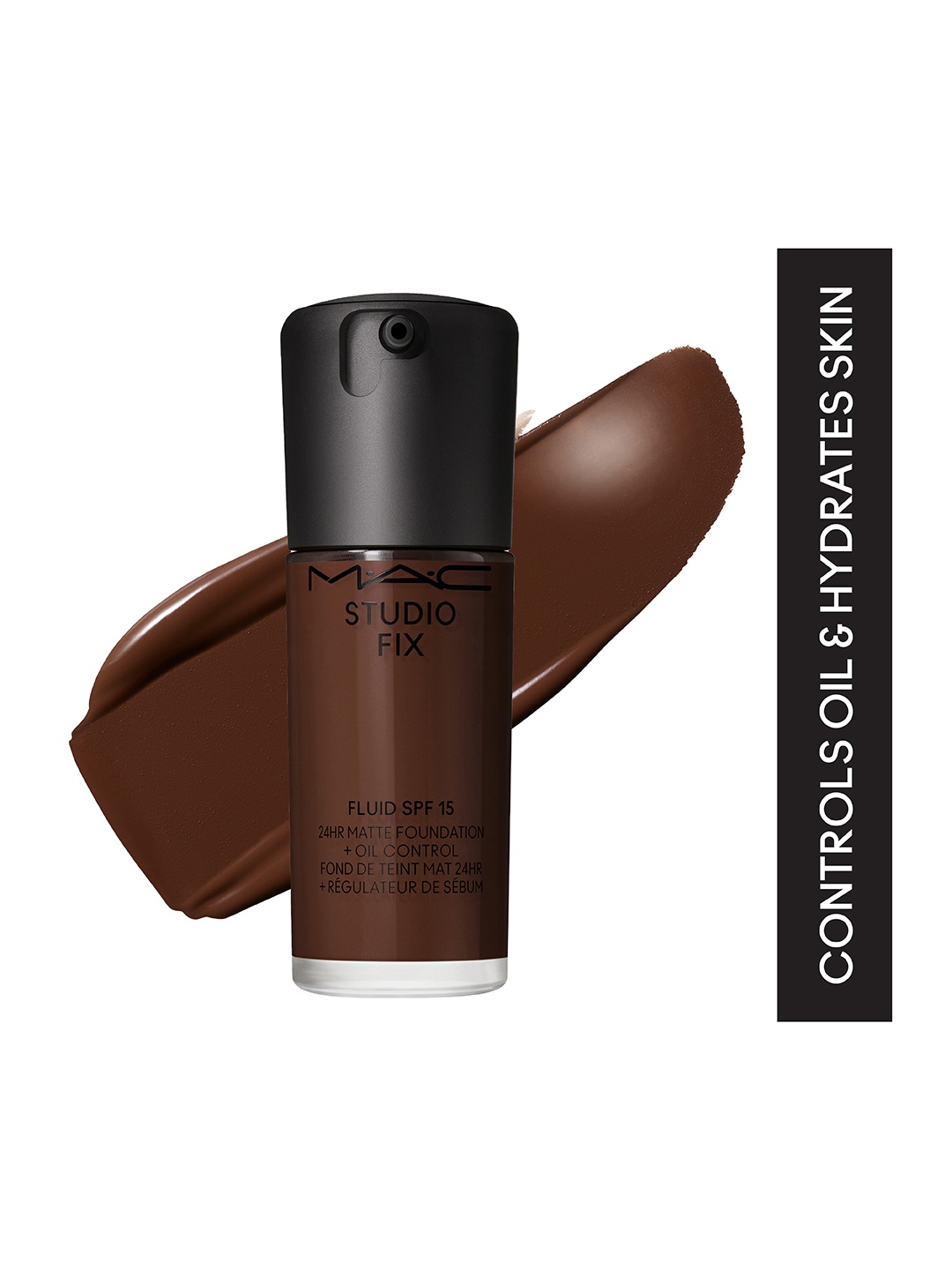 

M.A.C Studio Fix Fluid SPF 15 24Hr + Oil Control Matte Foundation 30 ml - Shade NW57, Brown