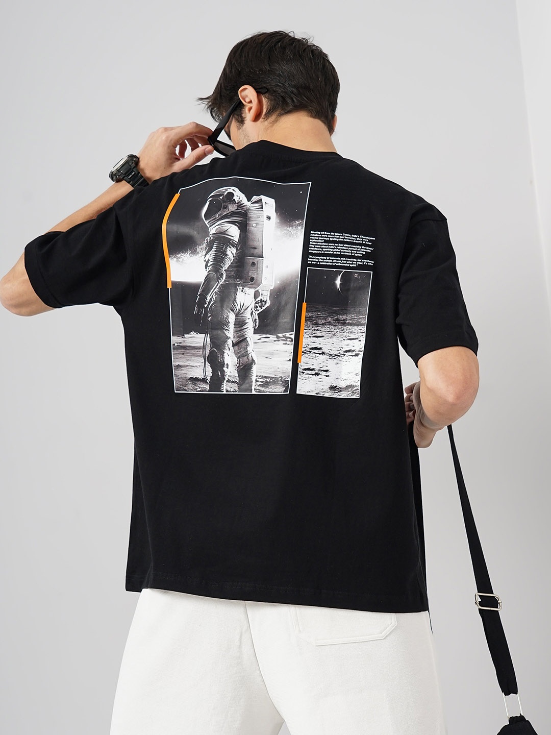 

Genoa Men Printed T-shirt, Black