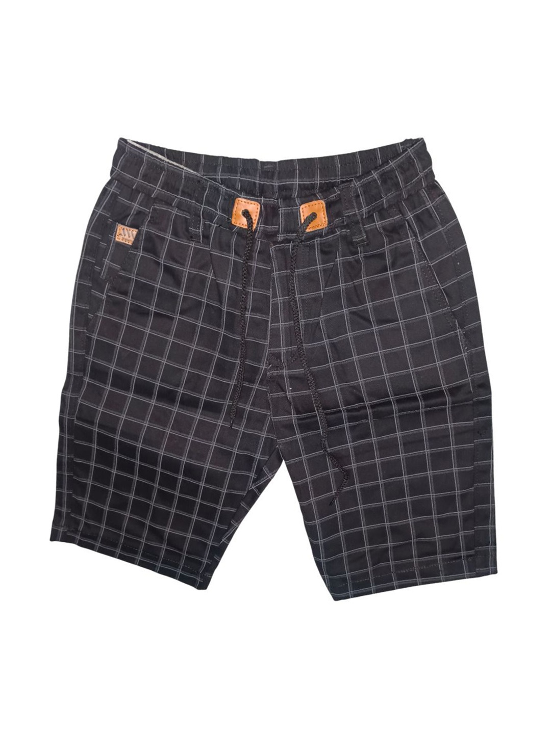 

Watello Men Checked Technology Shorts, Black