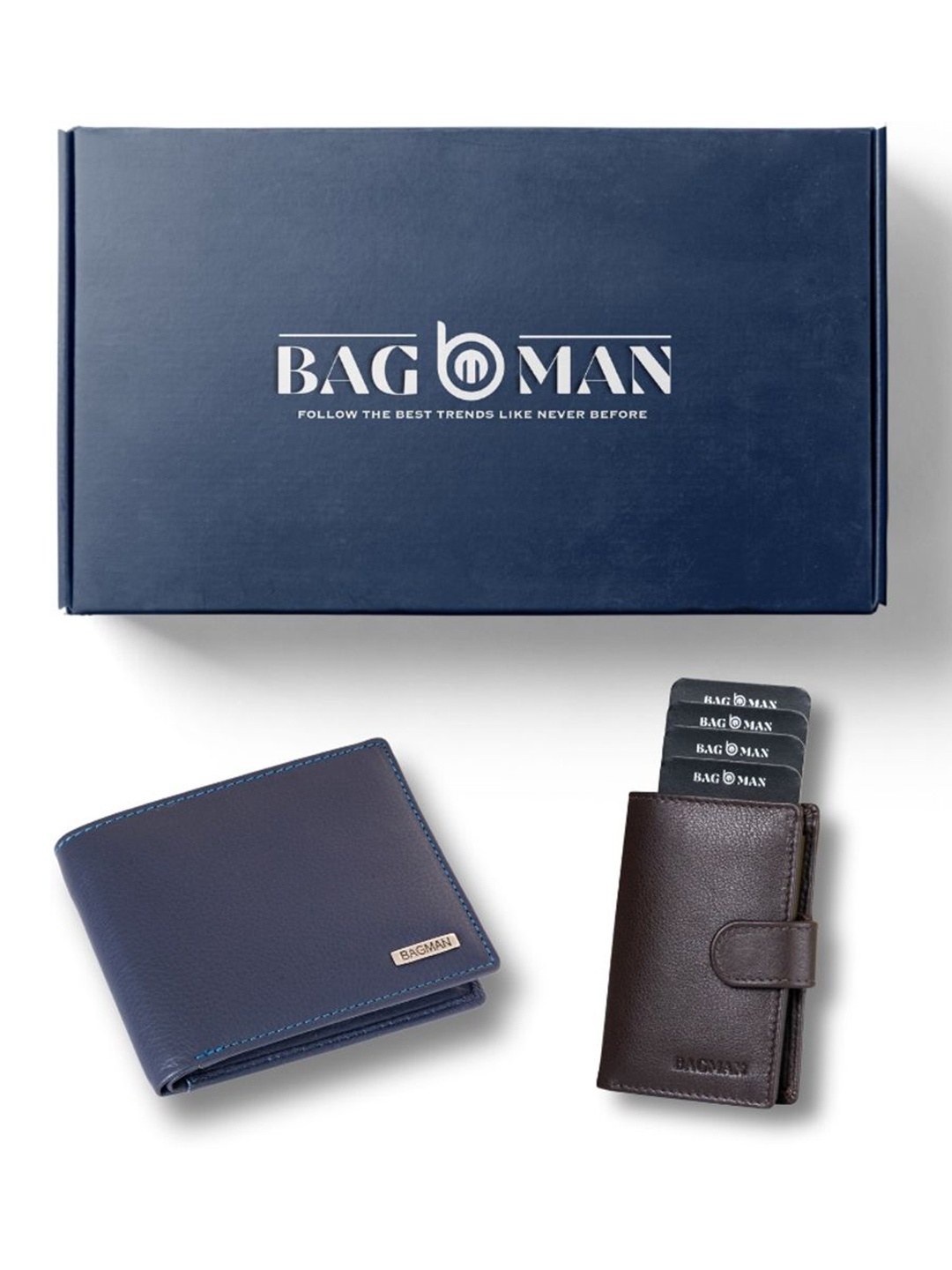 

BAGMAN Unisex Accessory Gift Set of, Black