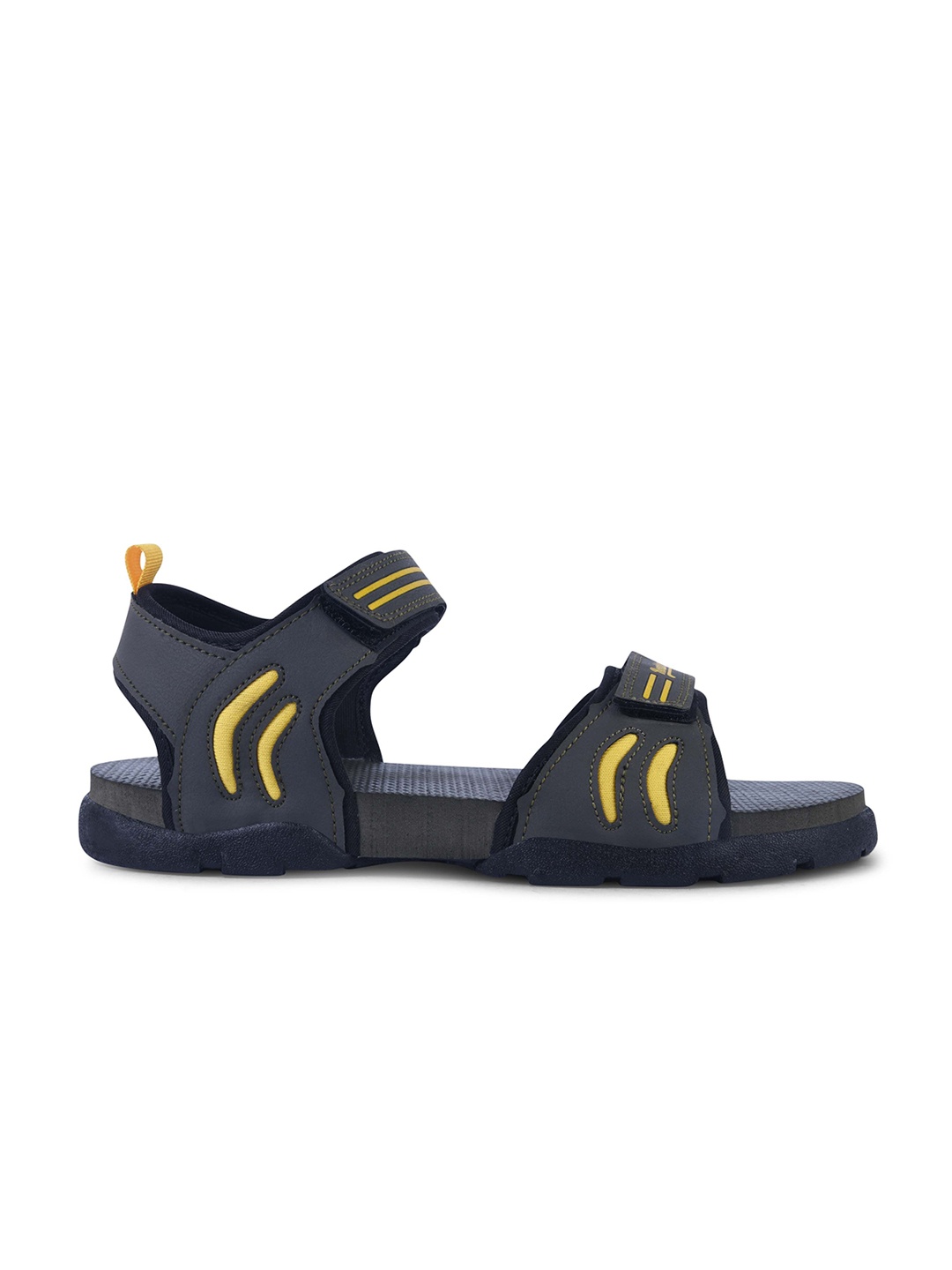 

The Roadster Lifestyle Co. Men Textured Sports Sandals, Grey